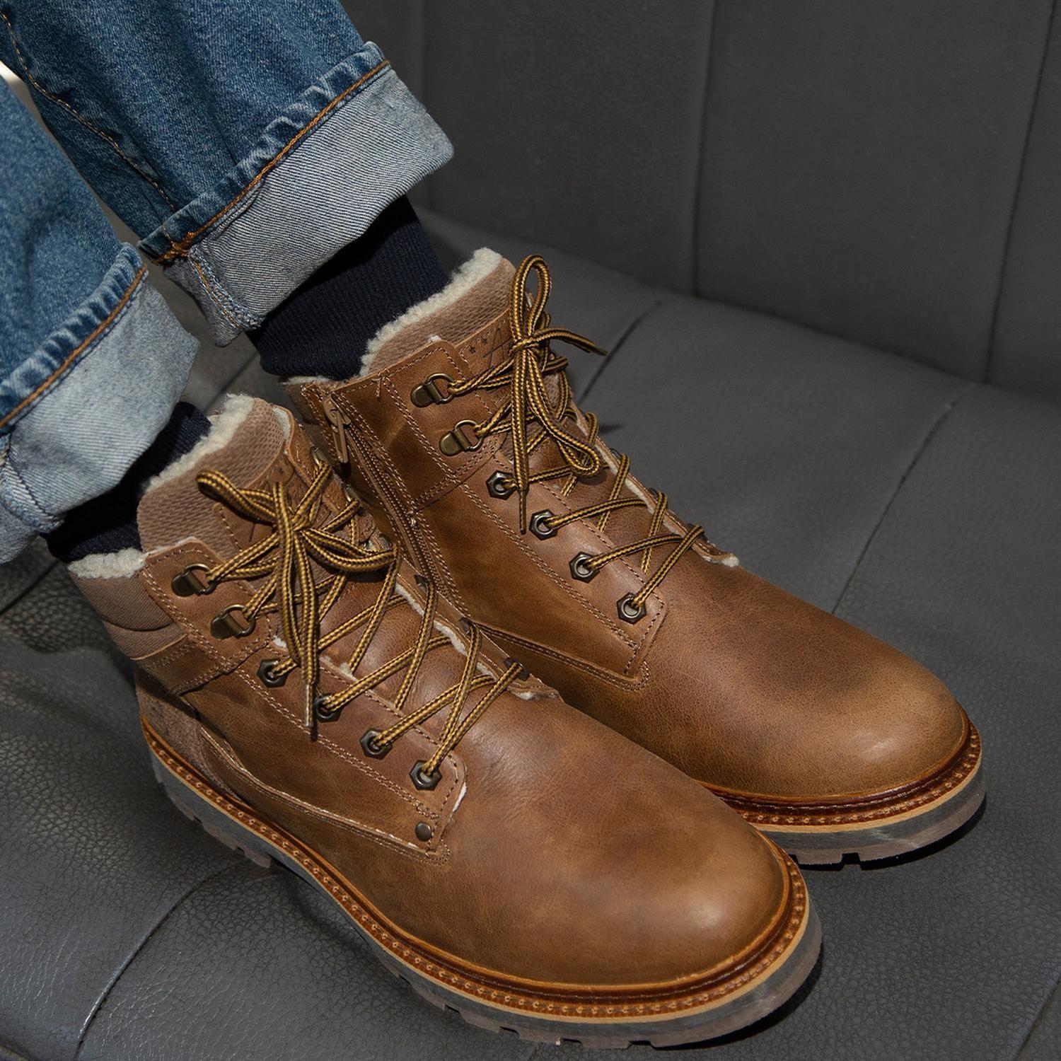 BULLBOXER BOTINES HOMBRE CUERO EVERE-6-76 BRANDY-3