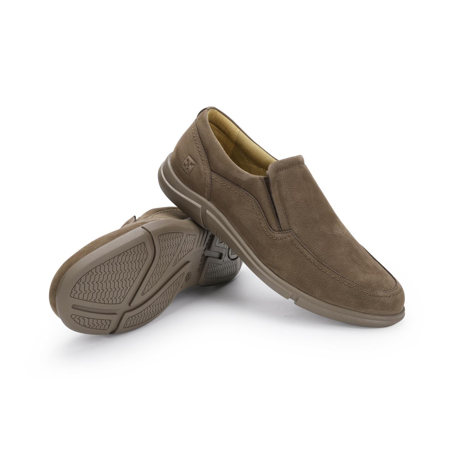 ZAPATOS HOMBRE CUERO SLIP-ON CIBELES-3-02 CAFÉ-5