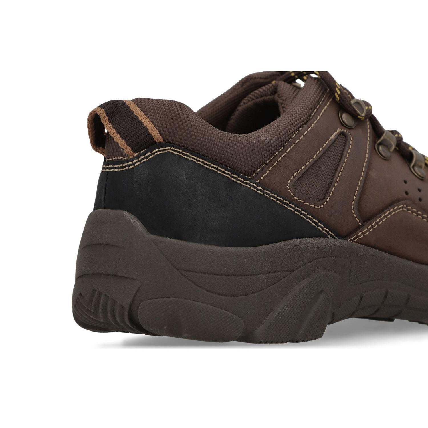 Zapatilla Urbana Hombre Cuero Quay Café Cardinale-4