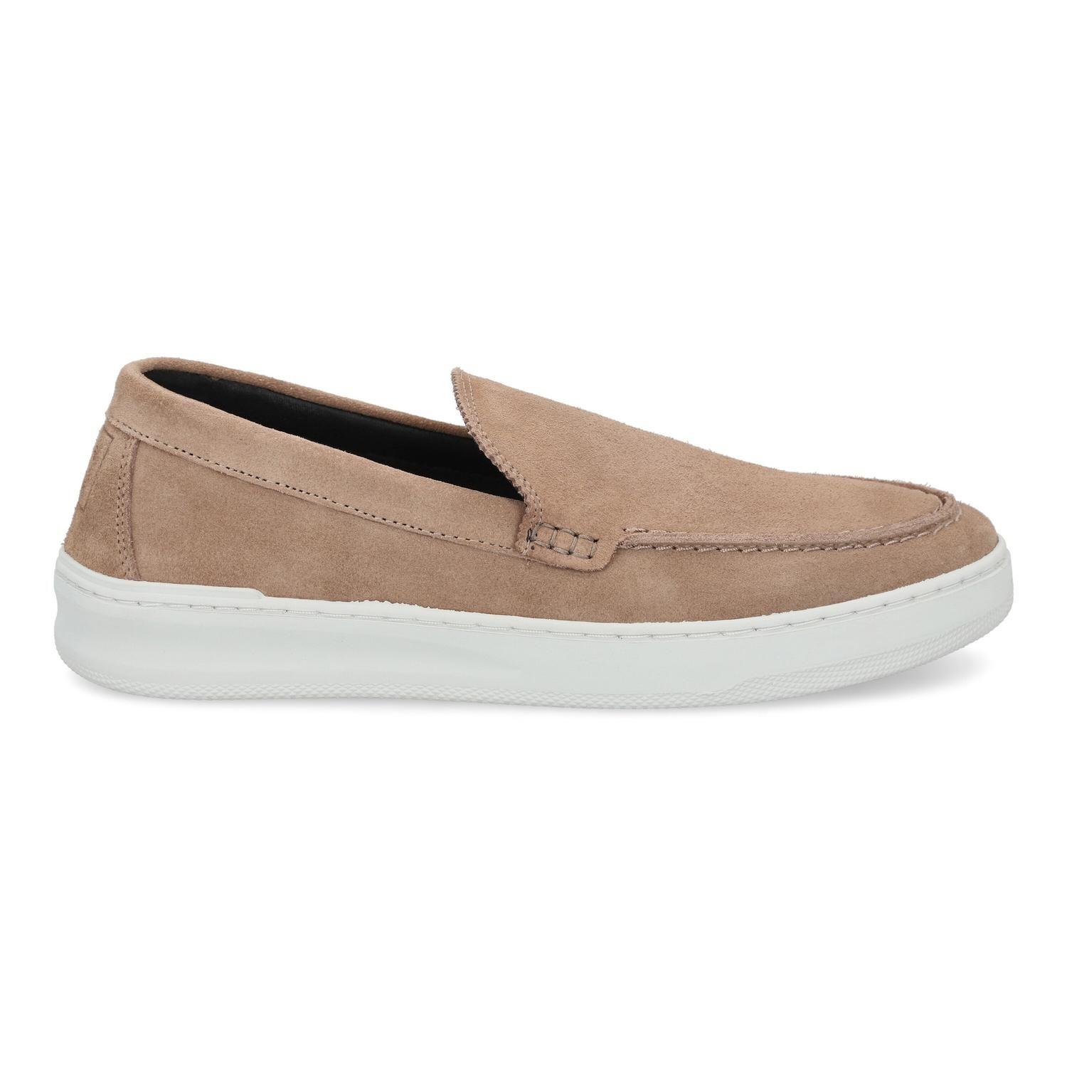 Zapatillas Slip-On Hombre Cuero Murren-4-67 Taupé-1