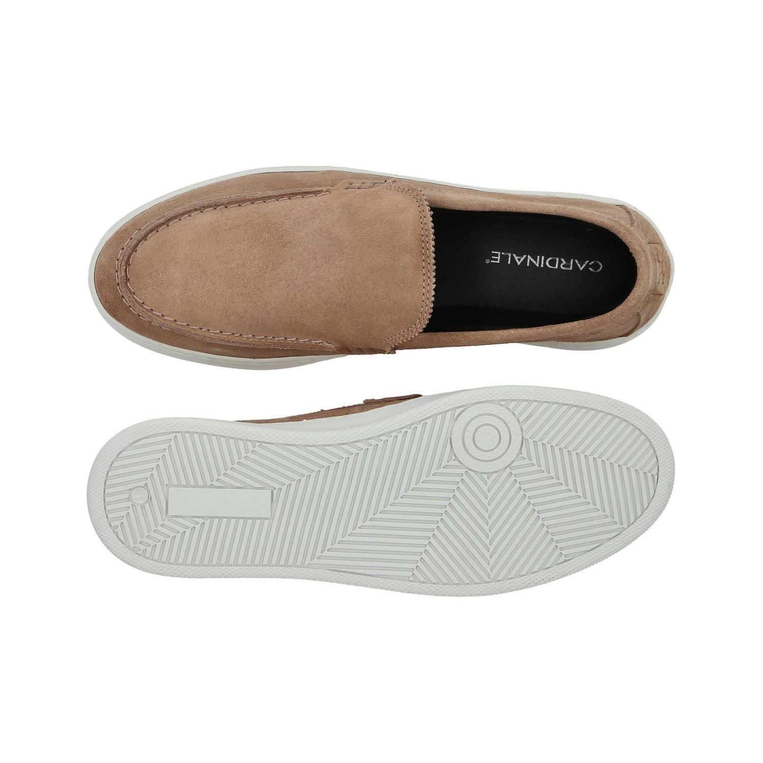 Zapatillas Urbanas Slip-On Hombre Cuero Murren Taupé Cardinale-2