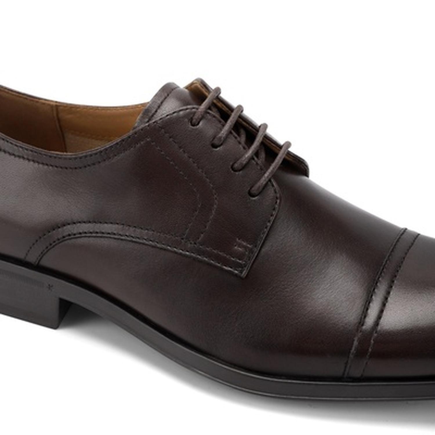 Zapato Formal Hombre Cuero Rowville Café-4