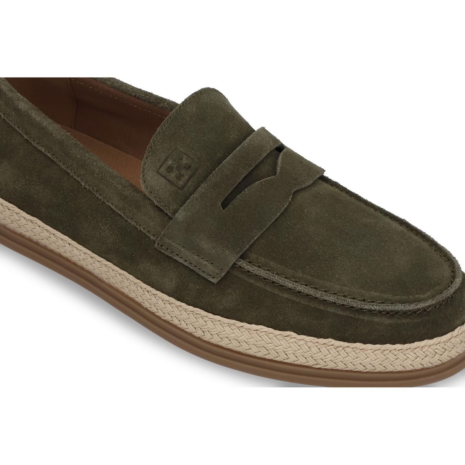 Mocasines Hombre Cuero Portside-4-02 Verde-3