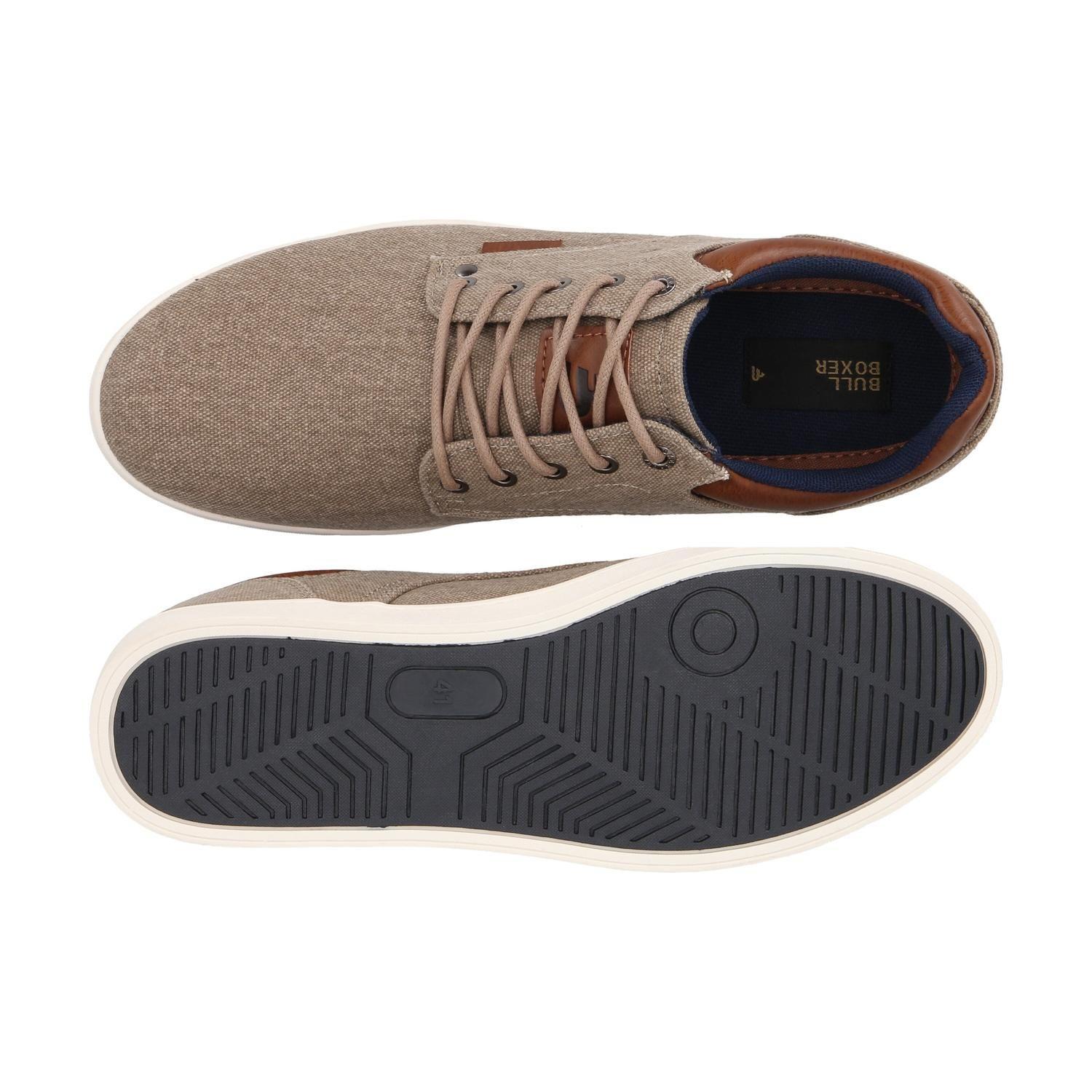 BULLBOXER ZAPATILLAS HOMBRE TEXTIL SNEEK-0-94 BEIGE-2