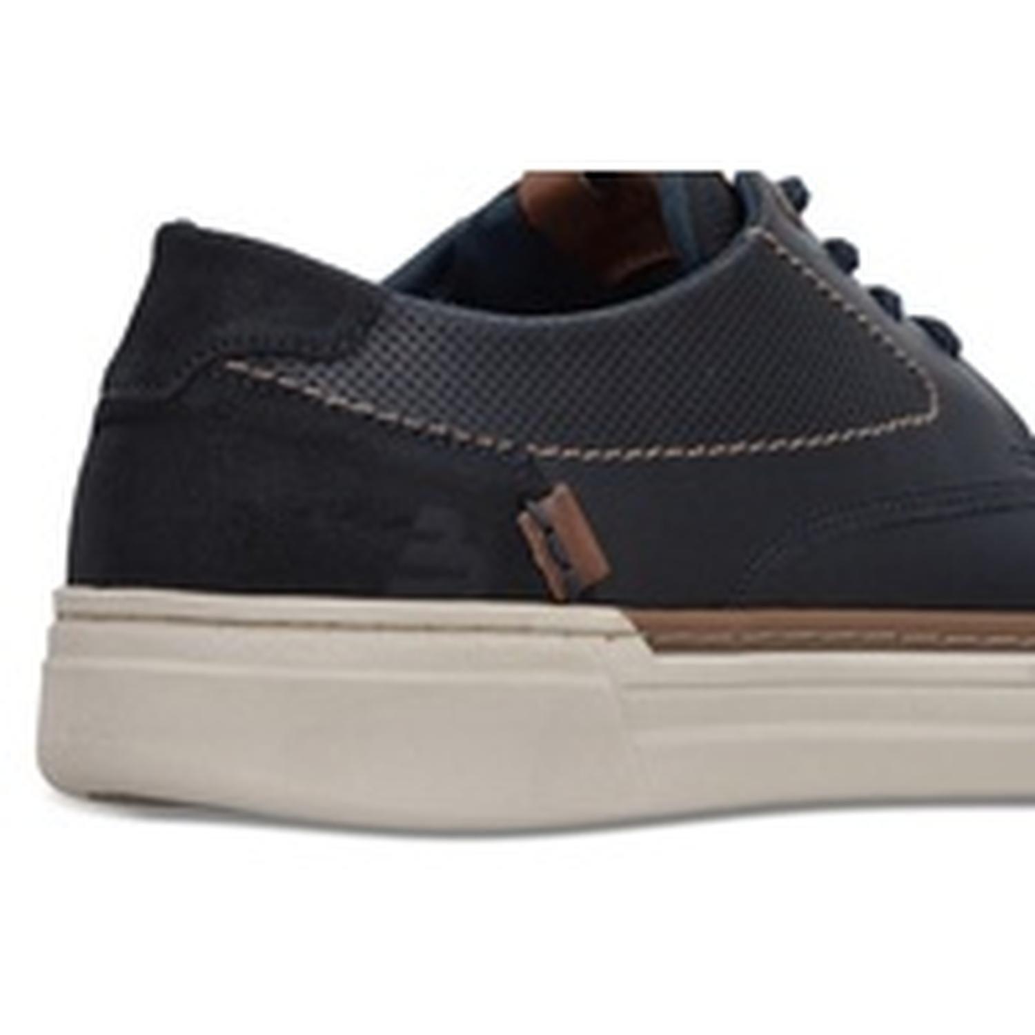 Zapatillas Zapato Casual Hombre Cuero Orbit-0-11 Azul Bullboxer-3