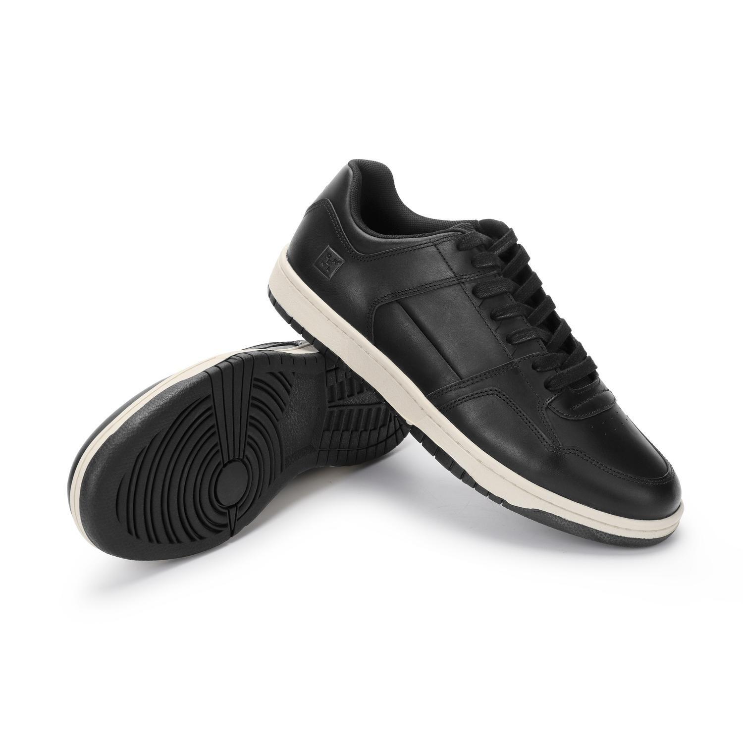 ZAPATILLAS HOMBRE CUERO VALMONT-0-04 NEGRO-5