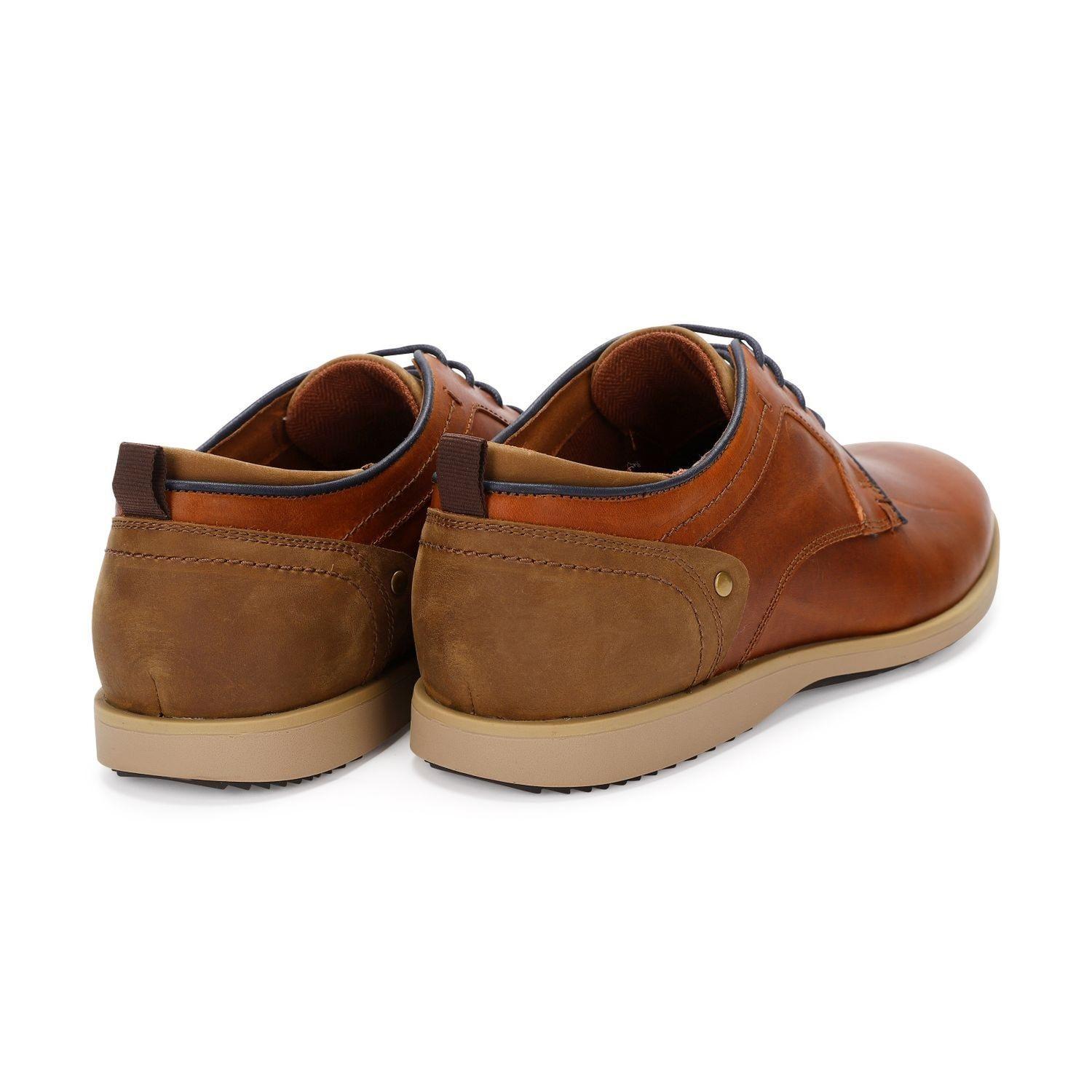 ZAPATOS HOMBRE CORDONES CUERO DENVER-0-06 BRANDY-4