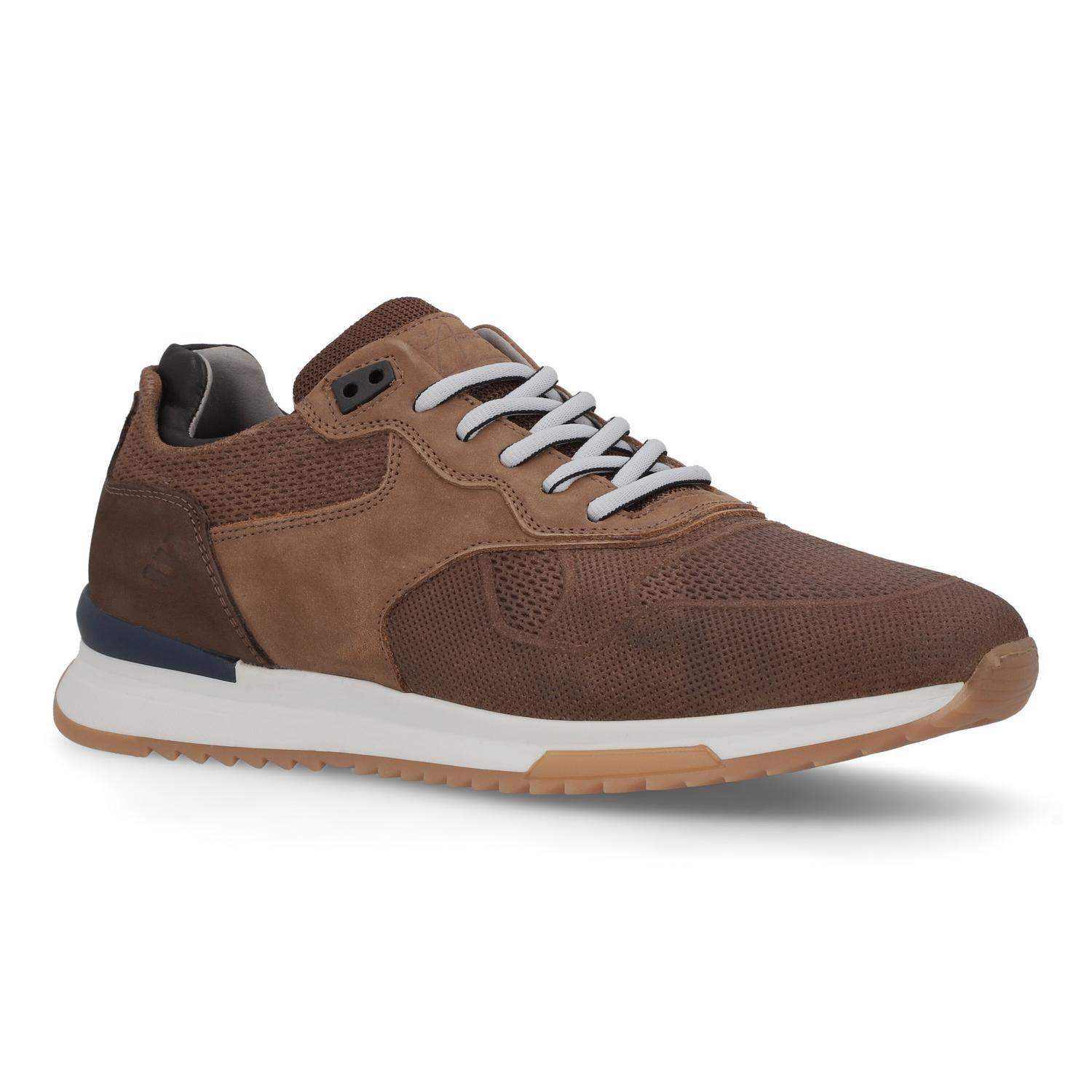 BULLBOXER ZAPATILLAS HOMBRE CUERO BEEK-0-95 BRANDY-0