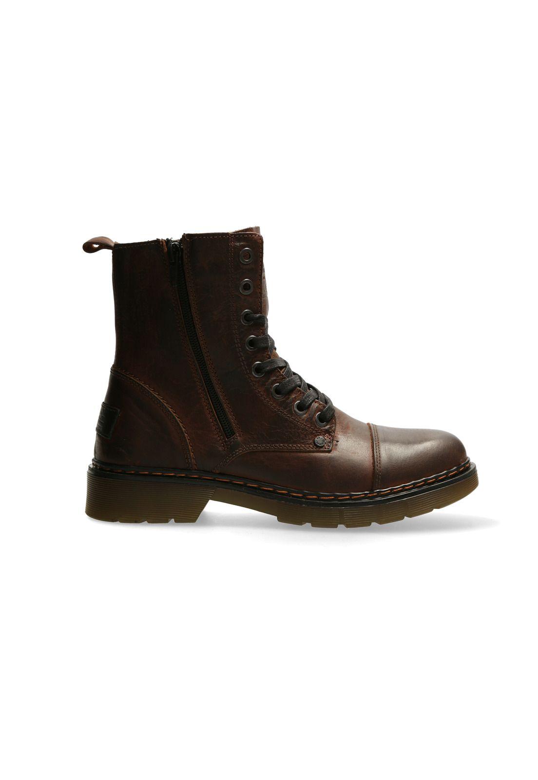 Botines Mujer Erin Cafe2 Bullboxer-1
