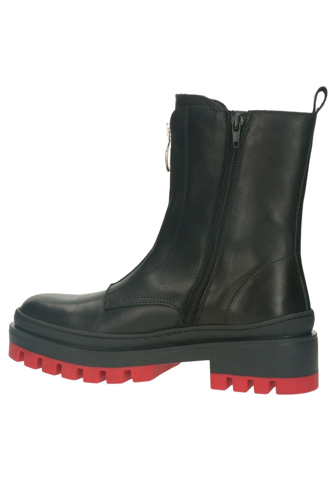 Botines Cuero Tave-6-01 Negro-2