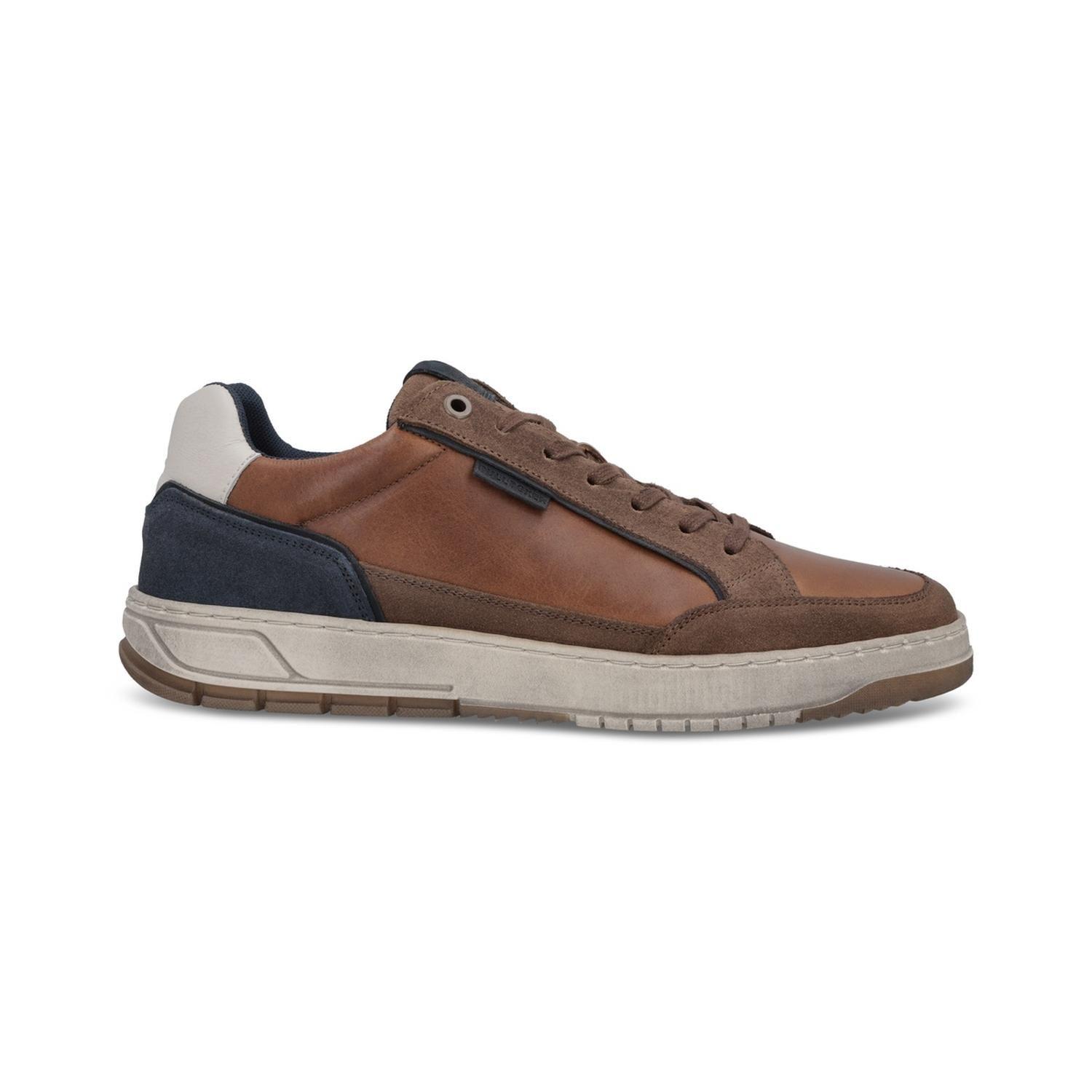 Zapatillas Urbanas Hombre Cuero Axis-0-14 Brandy Bullboxer-0