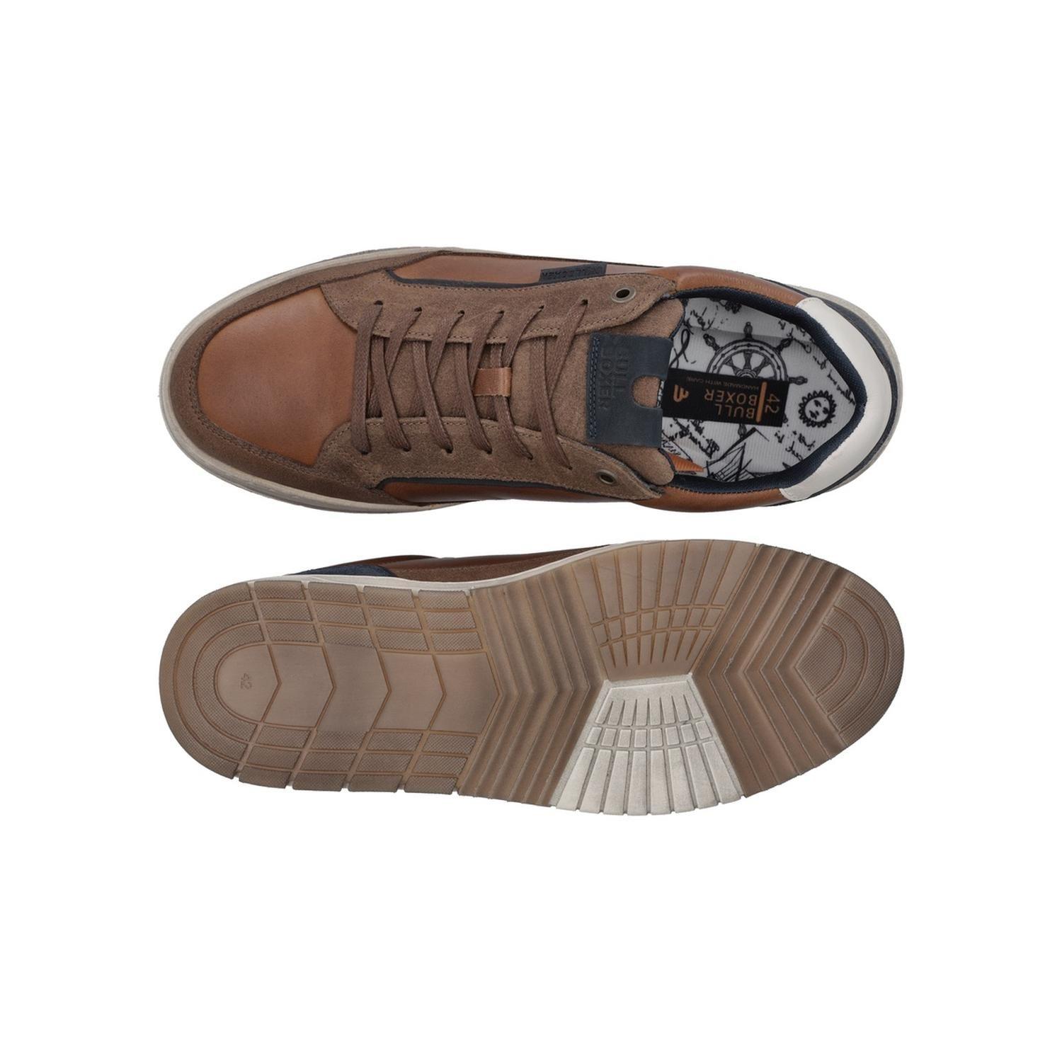 Zapatillas Urbanas Hombre Cuero Axis-0-14 Brandy Bullboxer-2