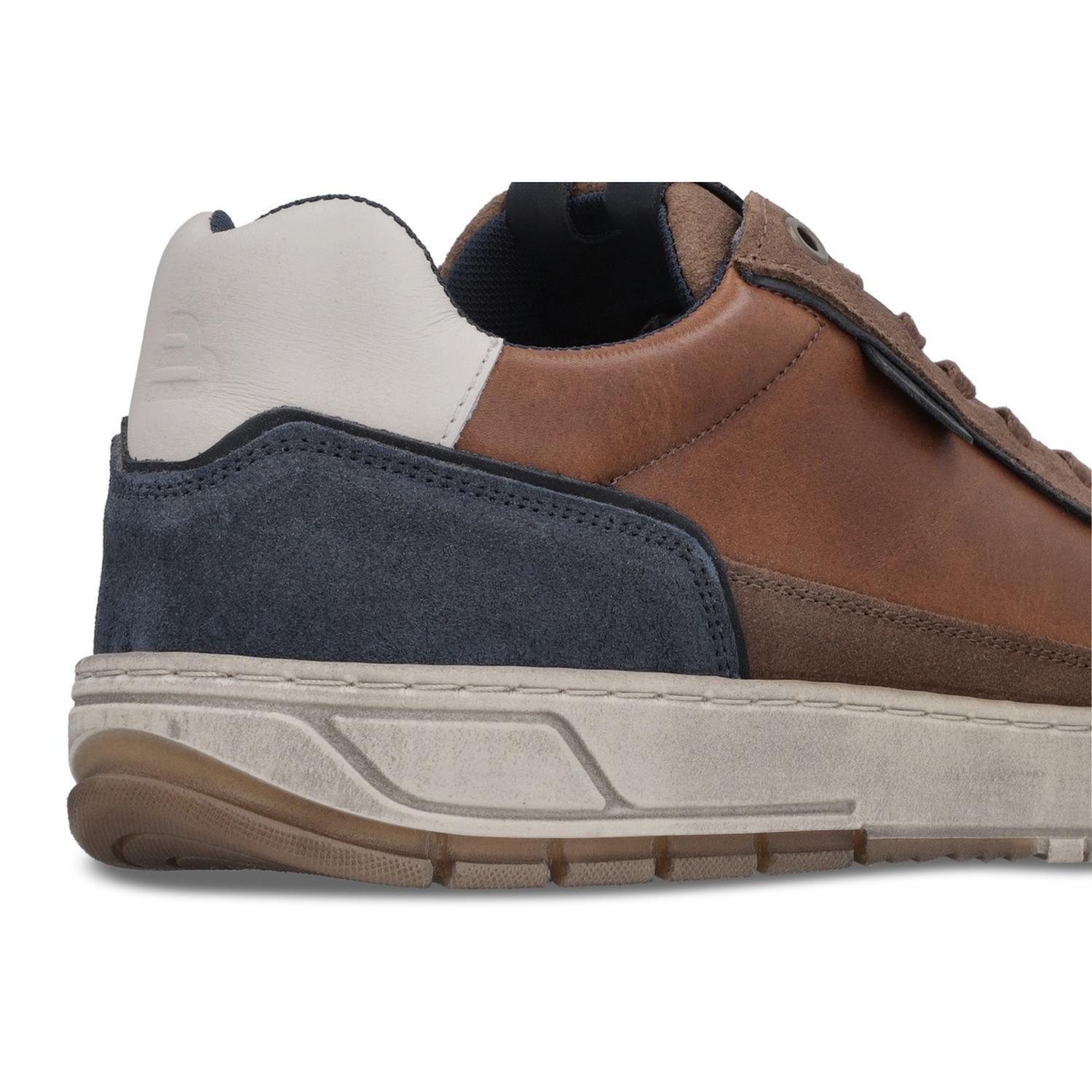Zapatillas Urbanas Hombre Cuero Axis-0-14 Brandy Bullboxer-3