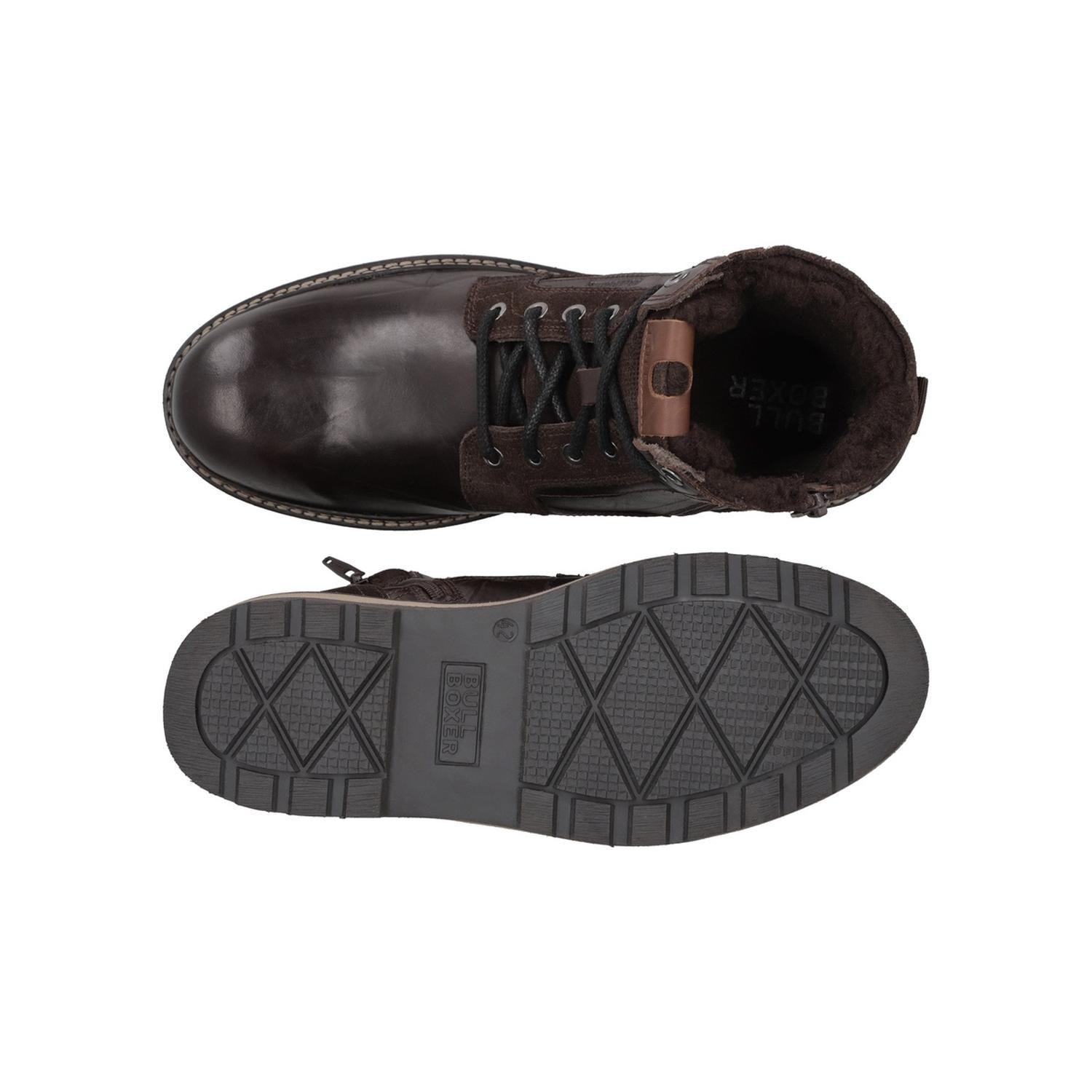 Botines Bototos Urbanos Hombre Cuero Grain-6-22 Café Bullboxer-2