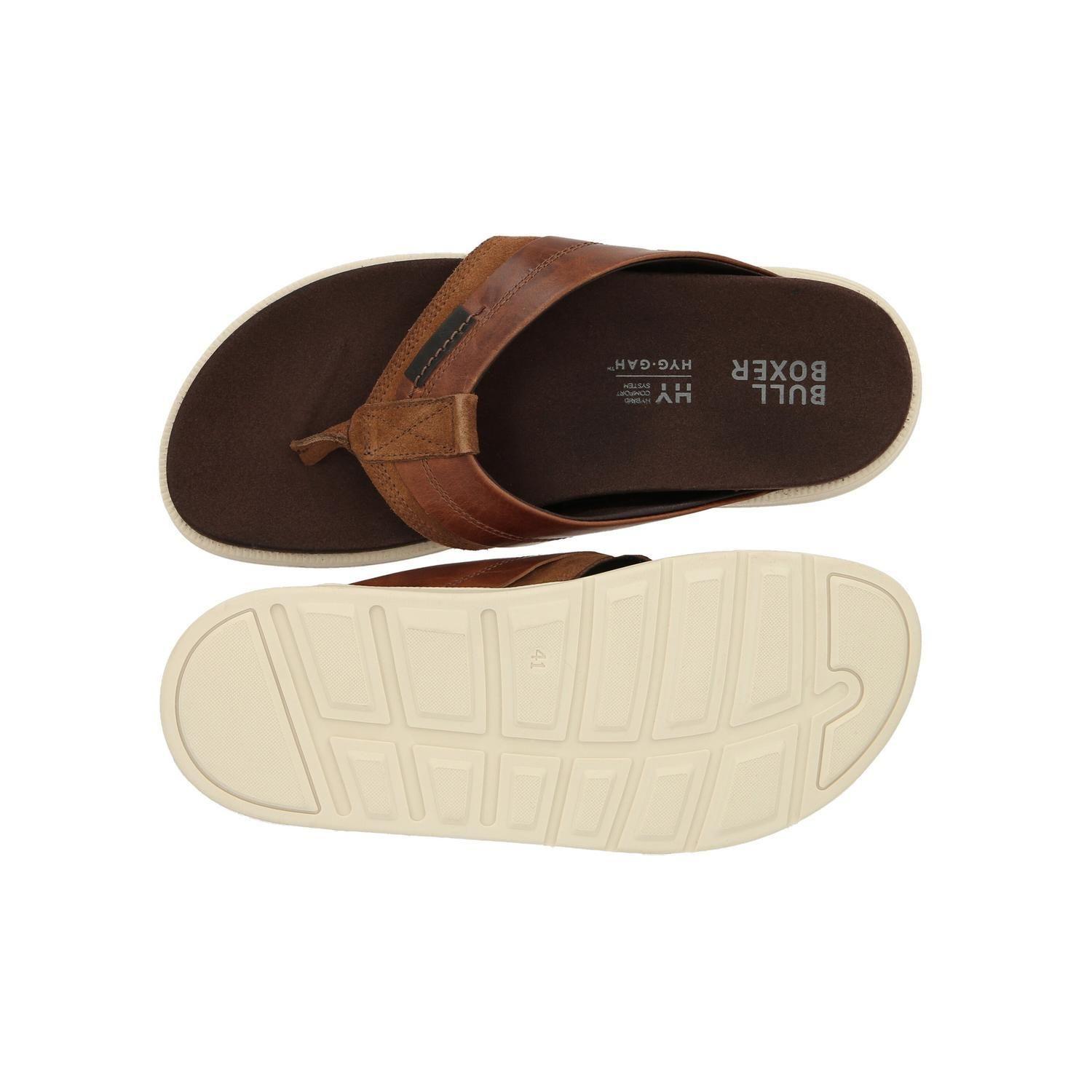 Sandalias Hombre Cuero Solta-9-53 Brandy Bullboxer-2