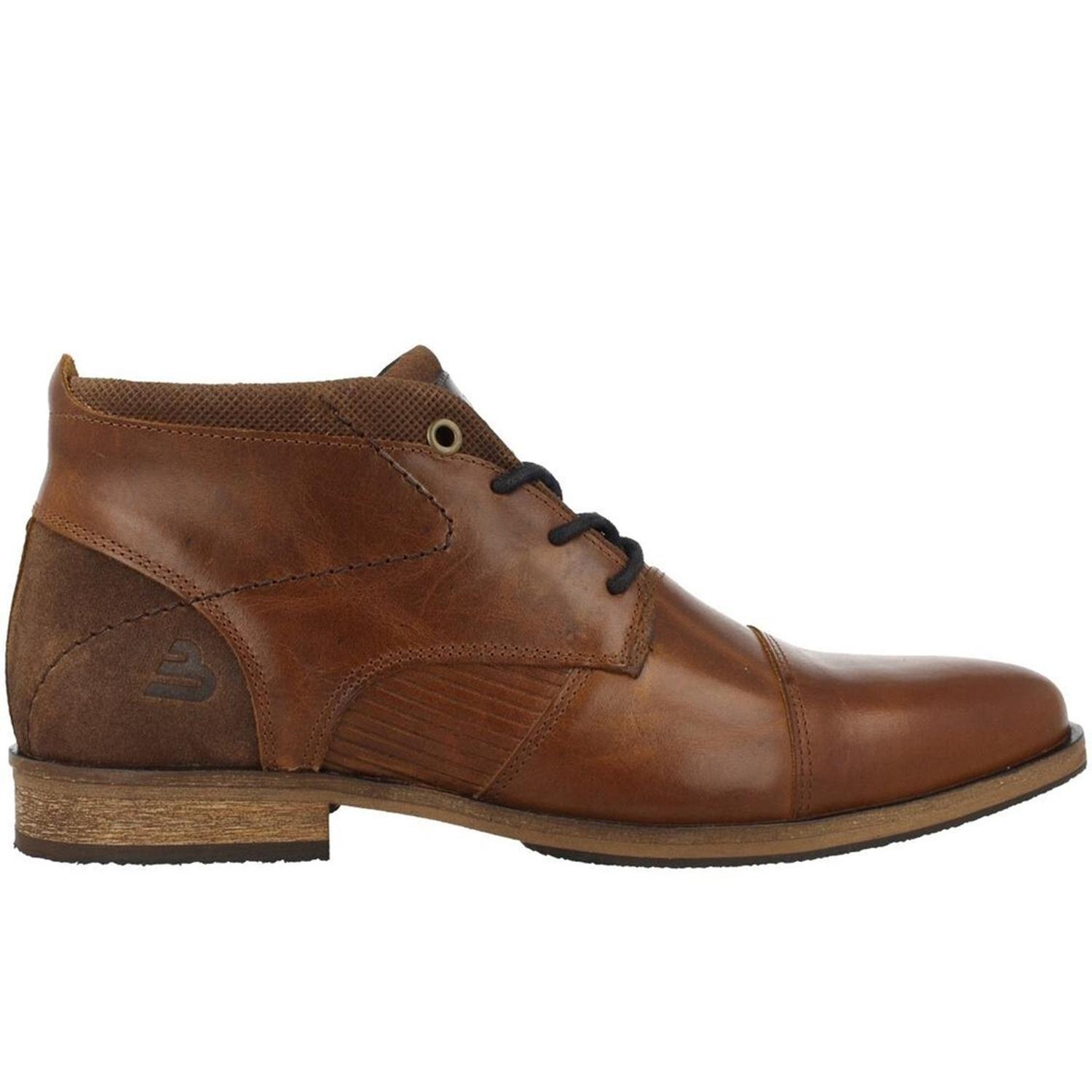 Botines Hombre Cuero Tibland-6-43 Brandy Bullboxer-0