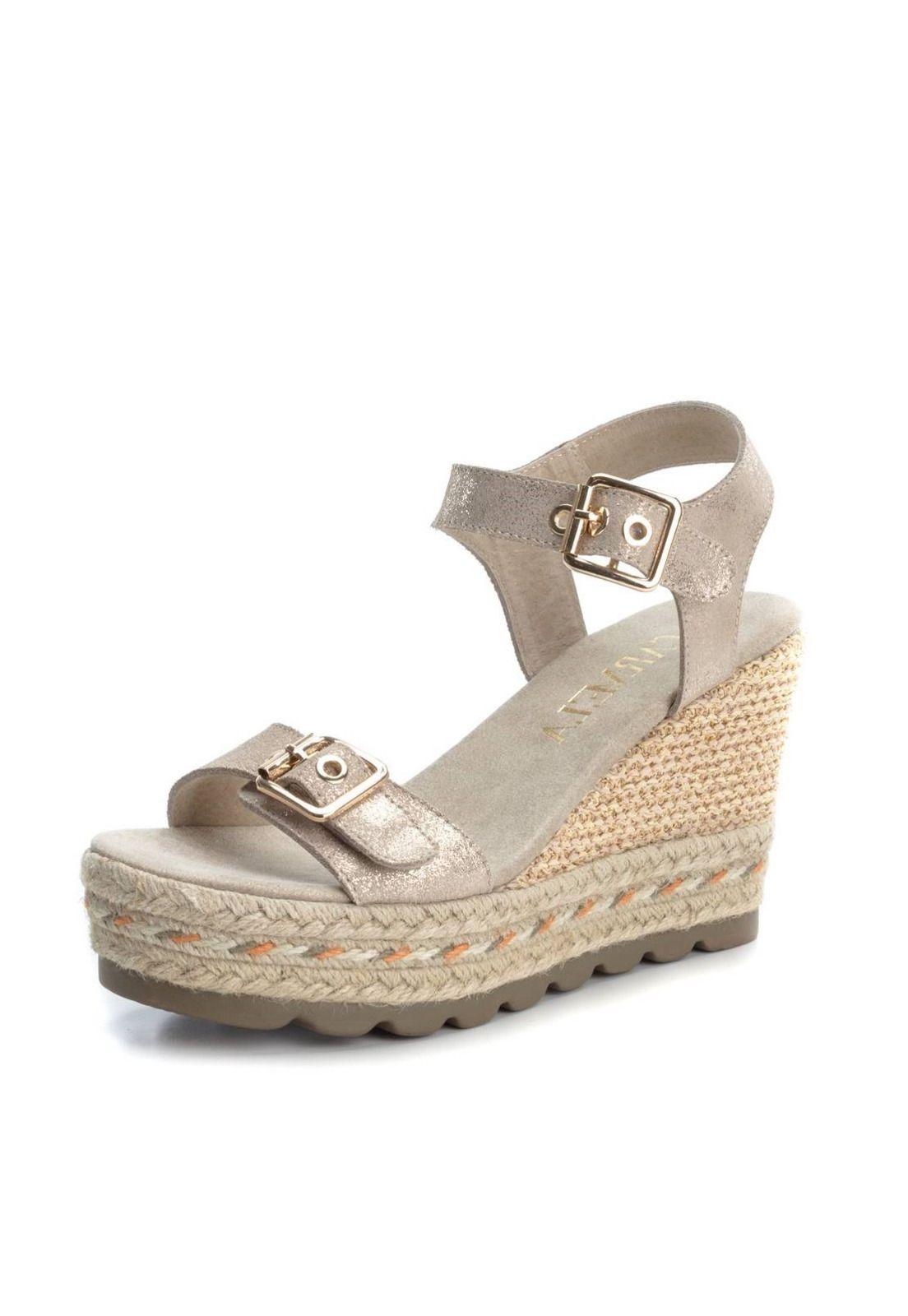 Sandalias Mujer Cala Beige Carmela-0