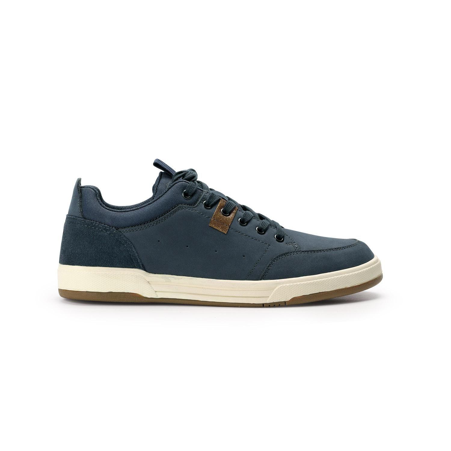 ZAPATILLAS HOMBRE CUERO GUNWALE-0-01 AZUL-1