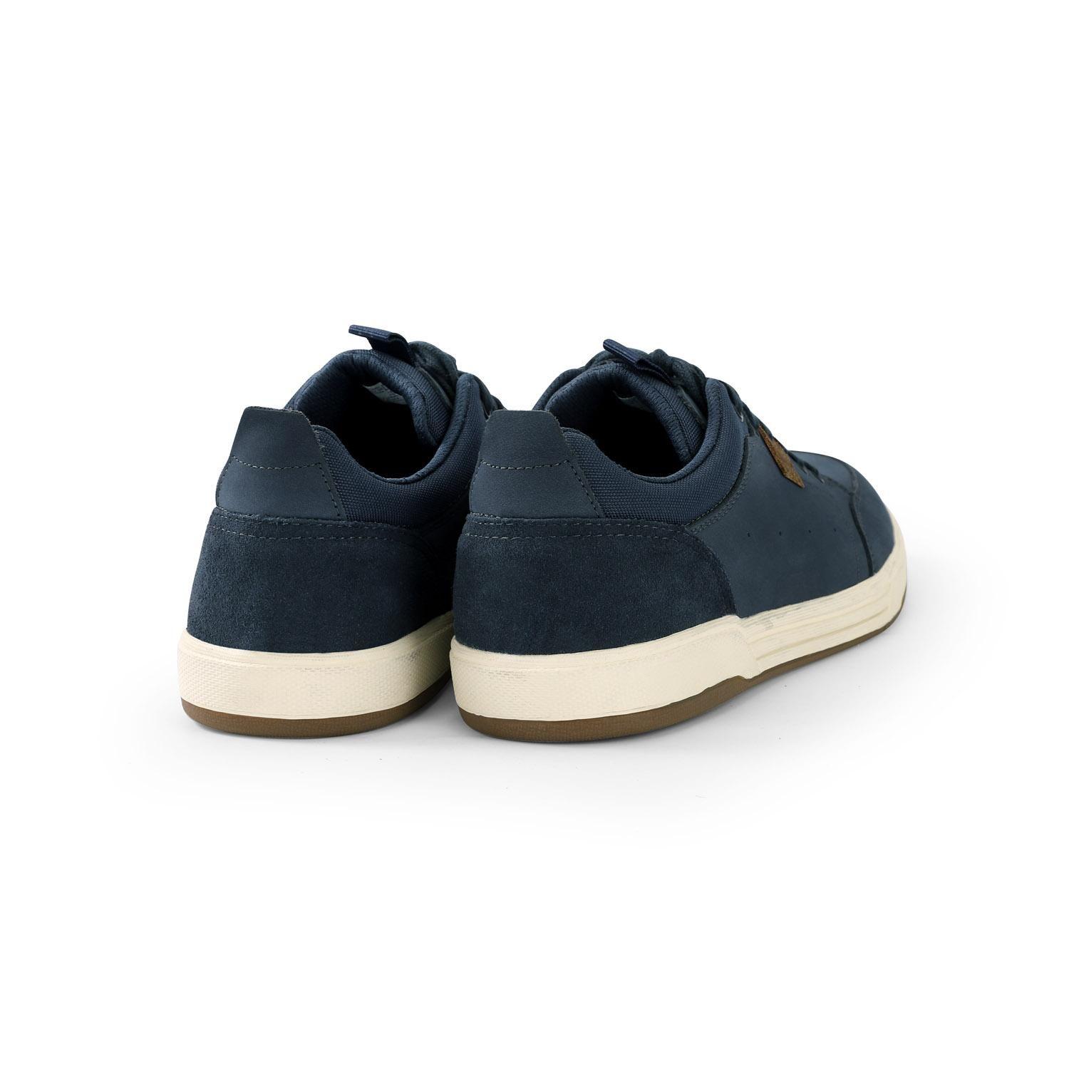 ZAPATILLAS HOMBRE CUERO GUNWALE-0-01 AZUL-3