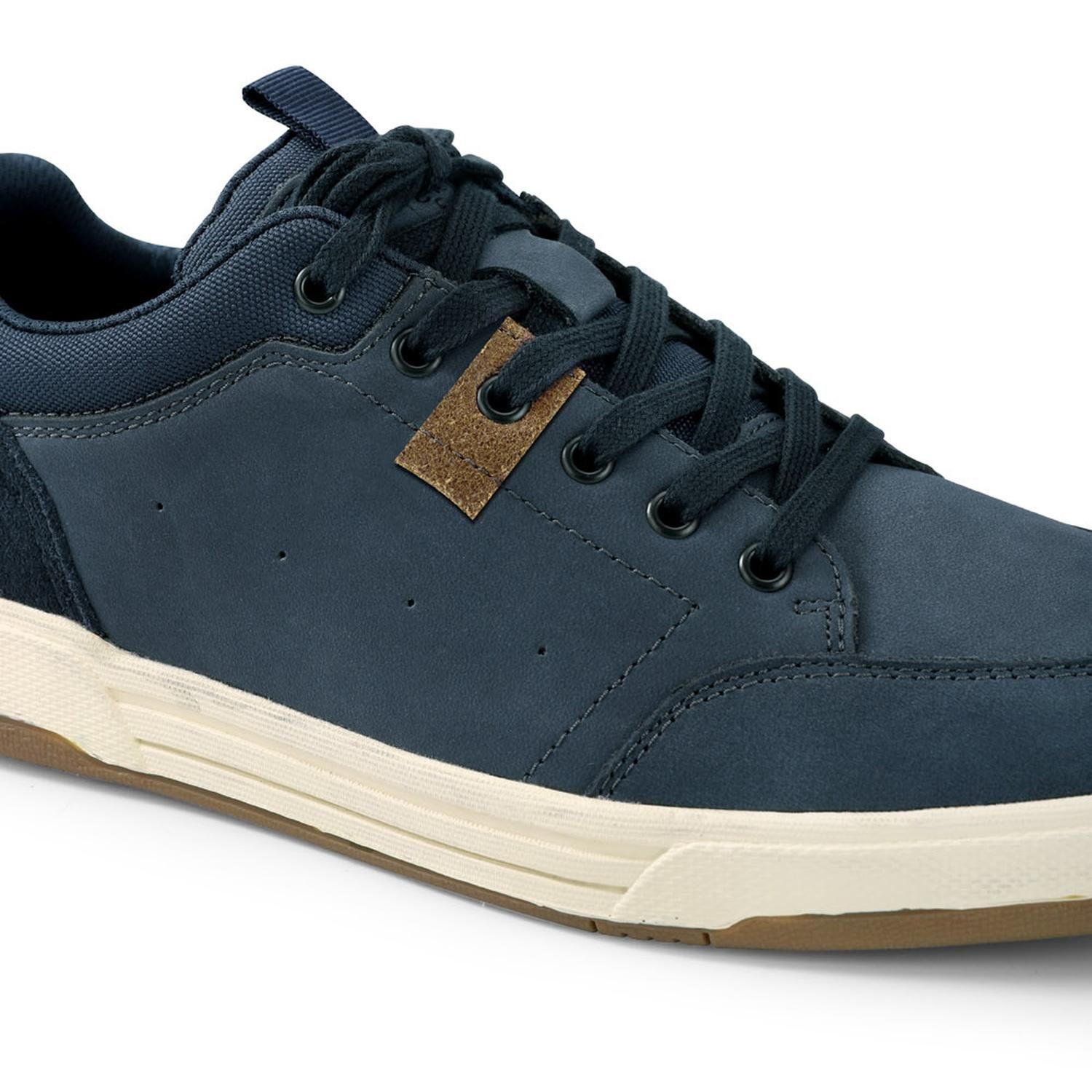 ZAPATILLAS HOMBRE CUERO GUNWALE-0-01 AZUL-4