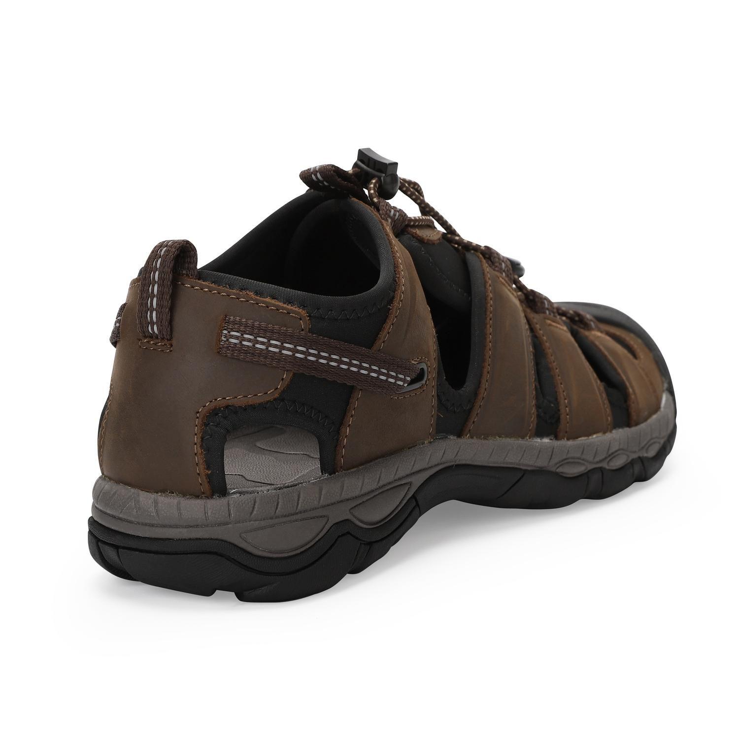 Sandalias Hombre Cuero Kaivu-9-04 Café Cardinale-3