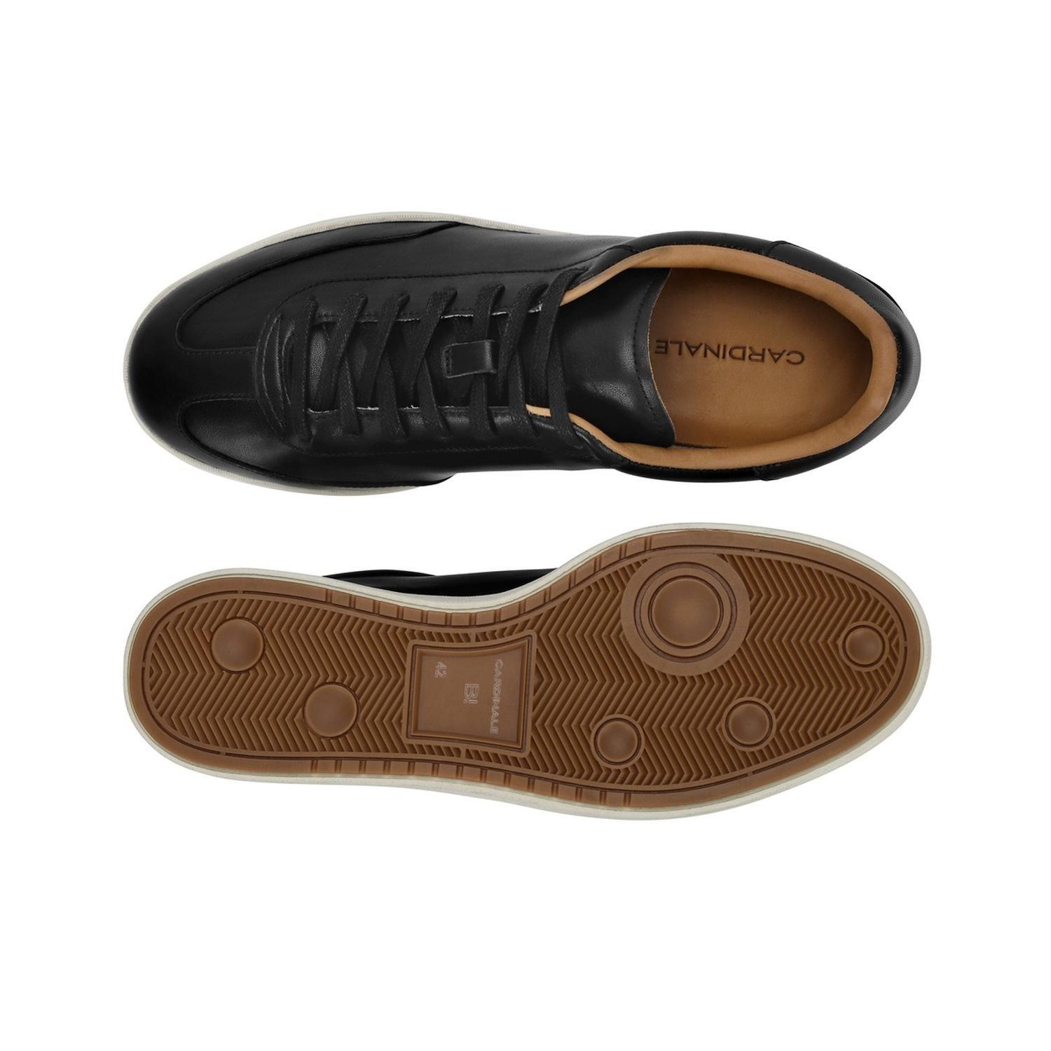 Zapatilla Urbana Hombre Cuero After Negro Cardinale-2
