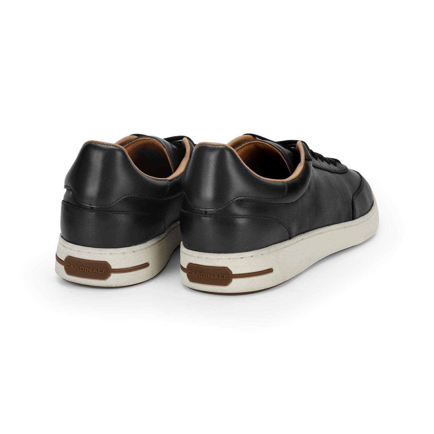 Zapatilla Urbana Hombre Cuero After Negro Cardinale-3