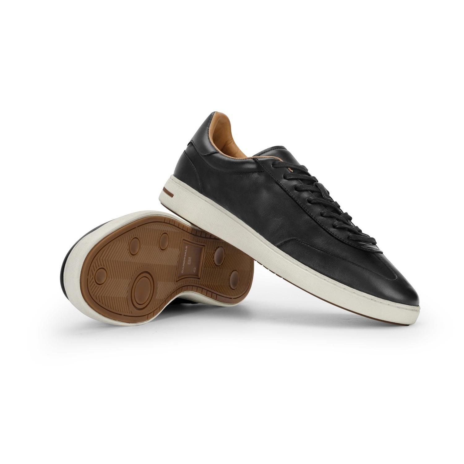 Zapatilla Urbana Hombre Cuero After Negro Cardinale-4