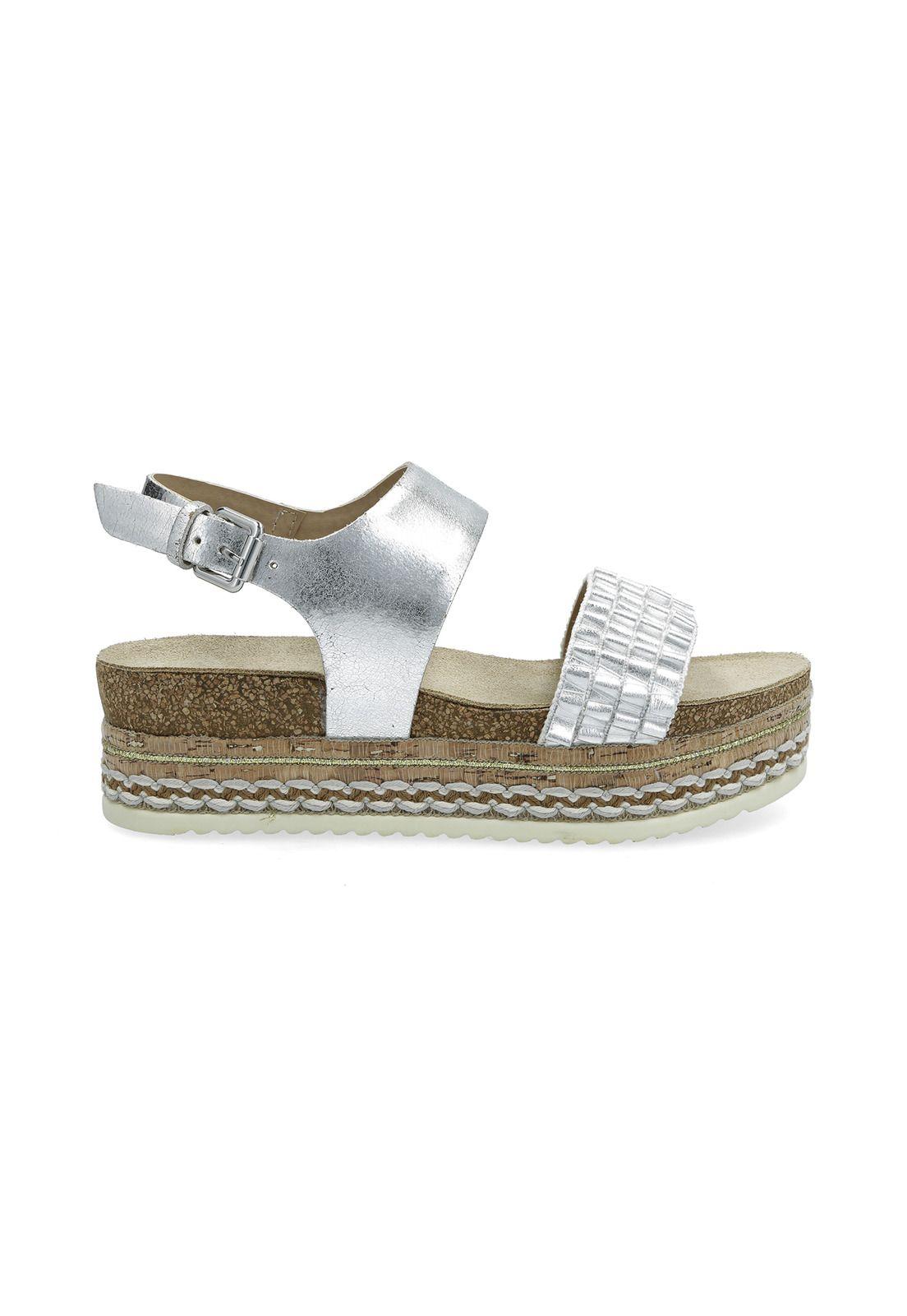 Sandalia Polly 9 28 Plata A-2