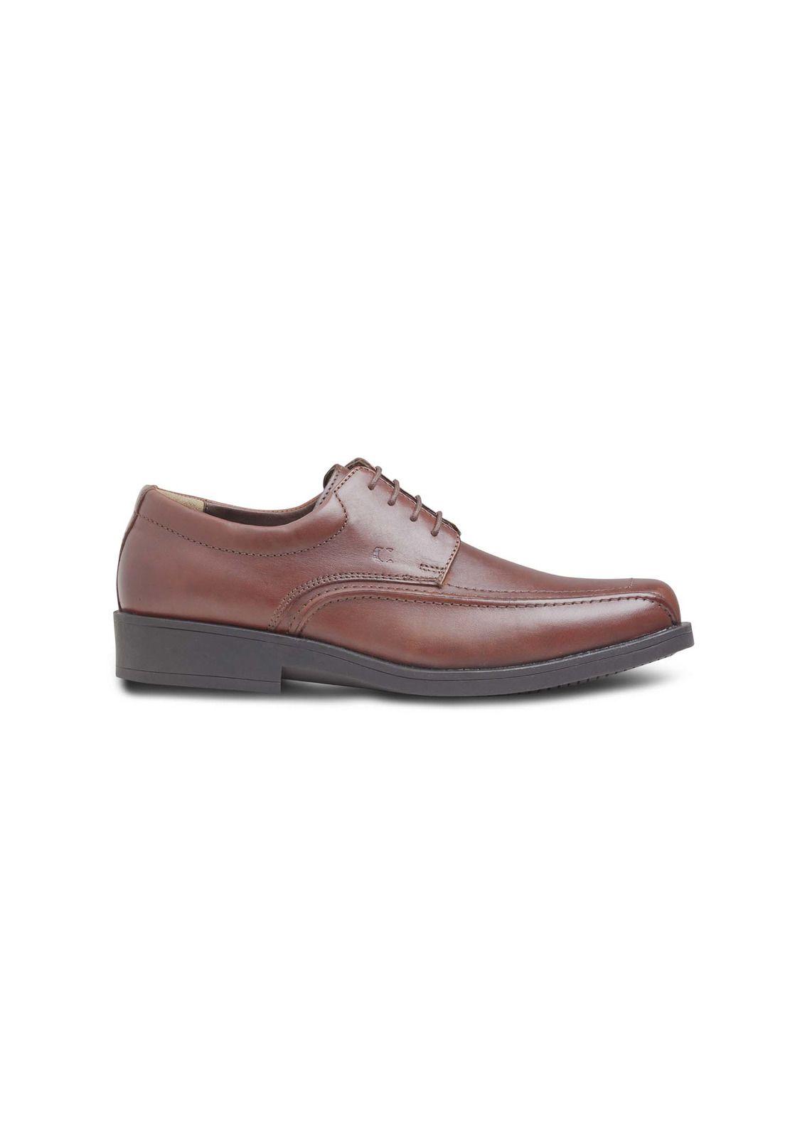 Zapatos Hombre Cuero 24 Flex Twister Class-0-50 Café Cardinale-1
