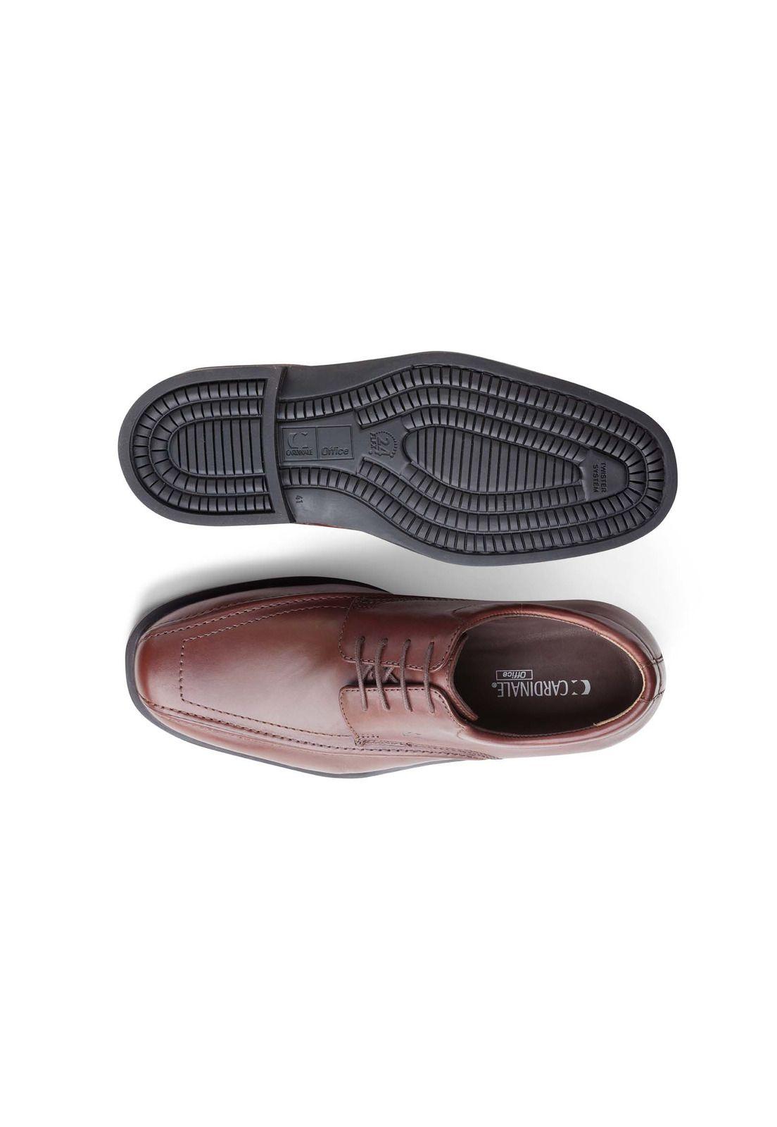 Zapatos Hombre Cuero 24 Flex Twister Class-0-50 Café Cardinale-2