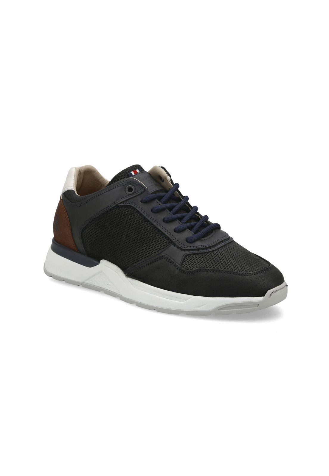 Zapatillas Cuero Y Textil Omis-0-73 Azul-0