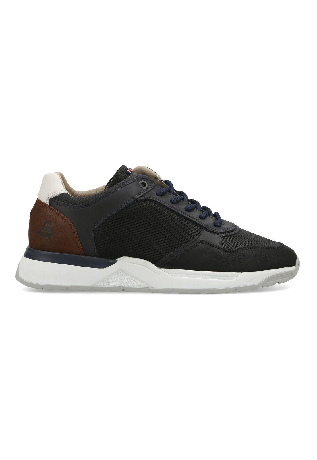 Zapatillas Cuero Y Textil Omis-0-73 Azul-1