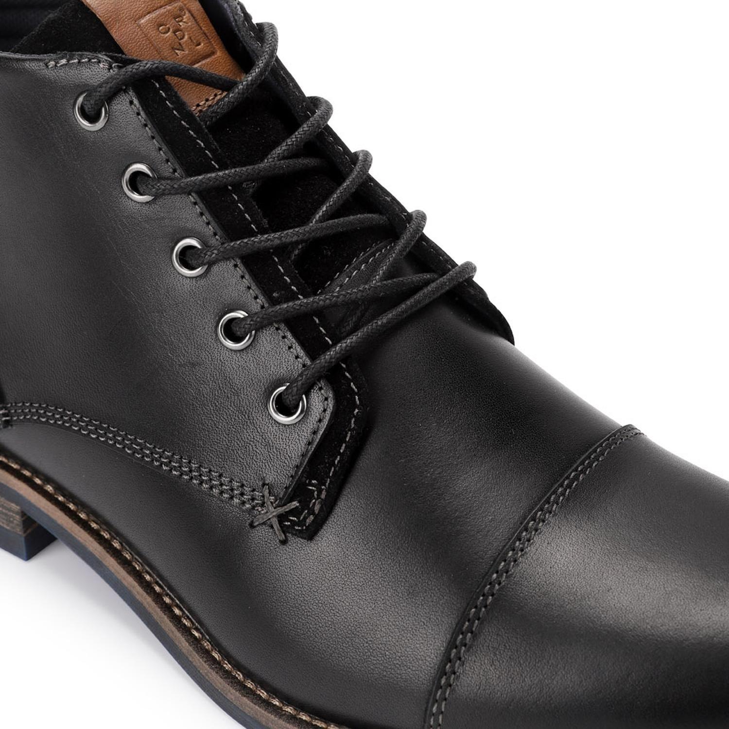 BOTINES HOMBRE CUERO DENIZEN-6-08 NEGRO-4