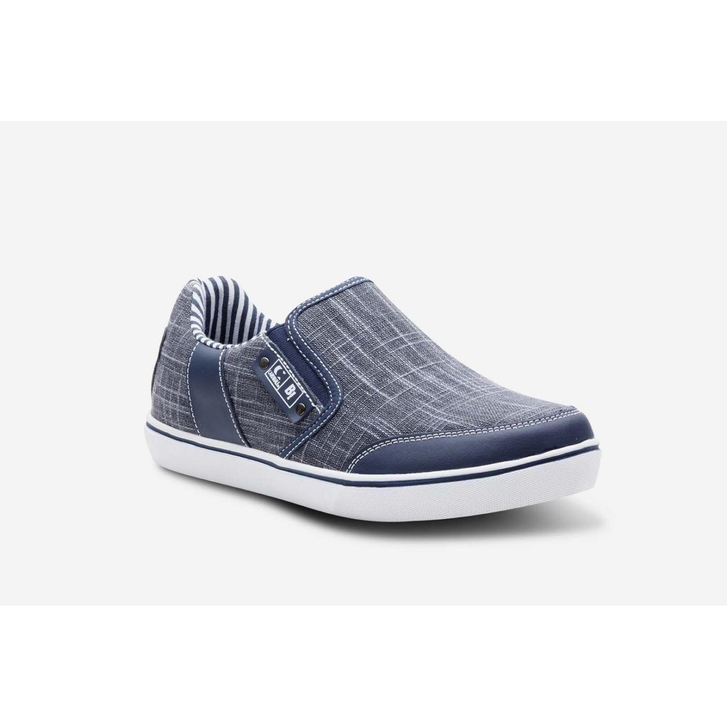 Zapatillas Slip-On Hombre Textil Malibu-3-95-Azul-0