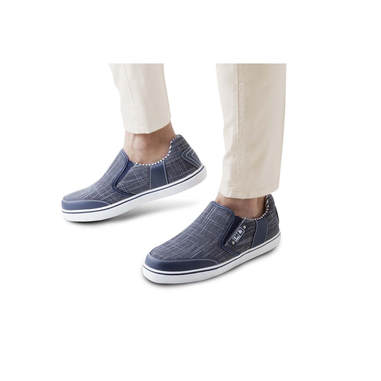 Zapatillas Slip-On Hombre Textil Malibu-3-95-Azul-3