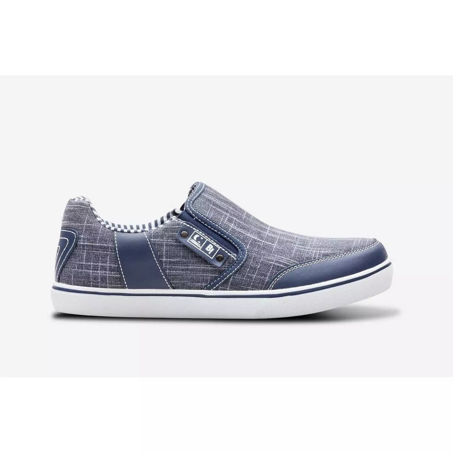 Zapatillas Slip-On Hombre Textil Malibu-3-95-Azul-1