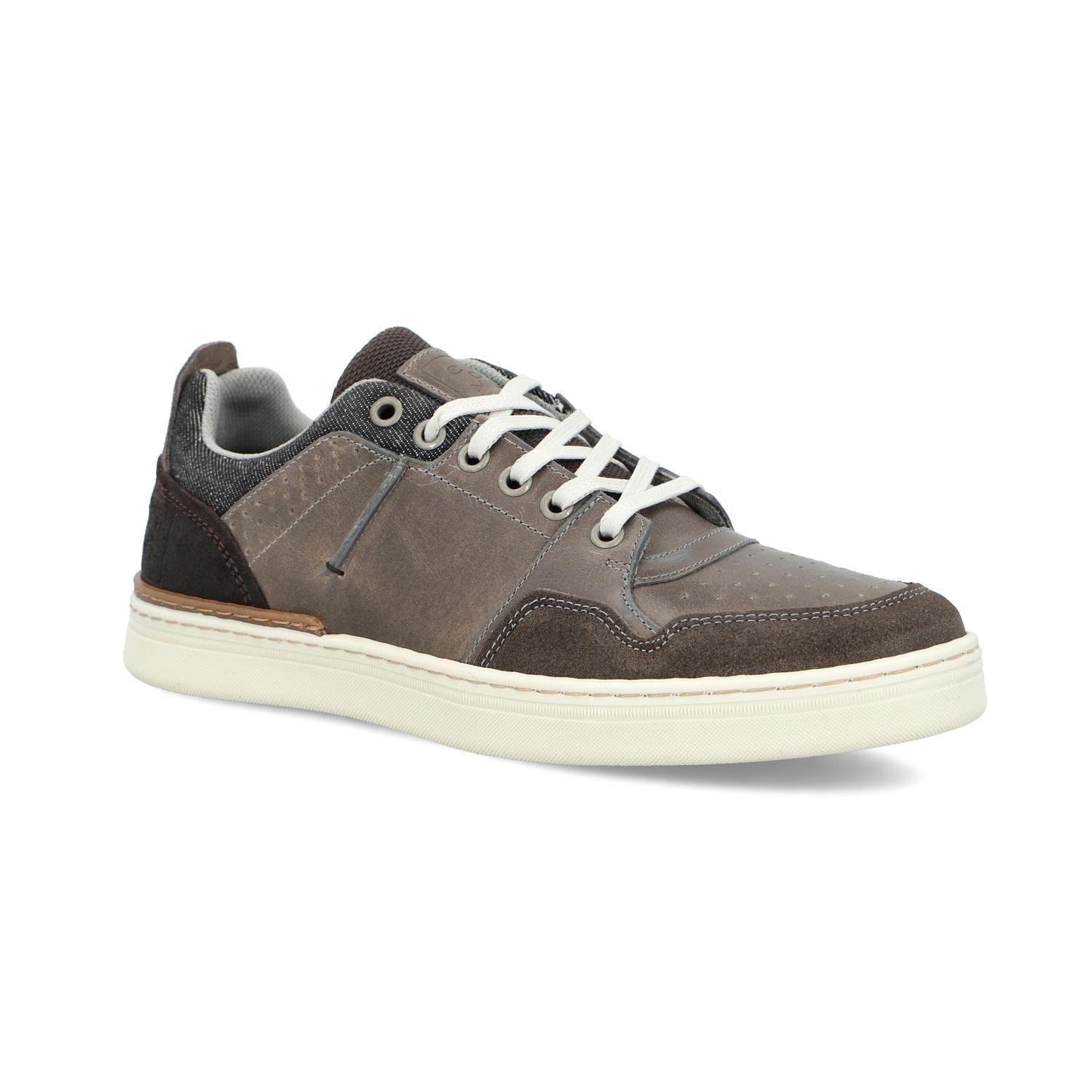 Zapatillas Urbanas Hombre Cuero Essen-0-89 Gris Cardinale-0