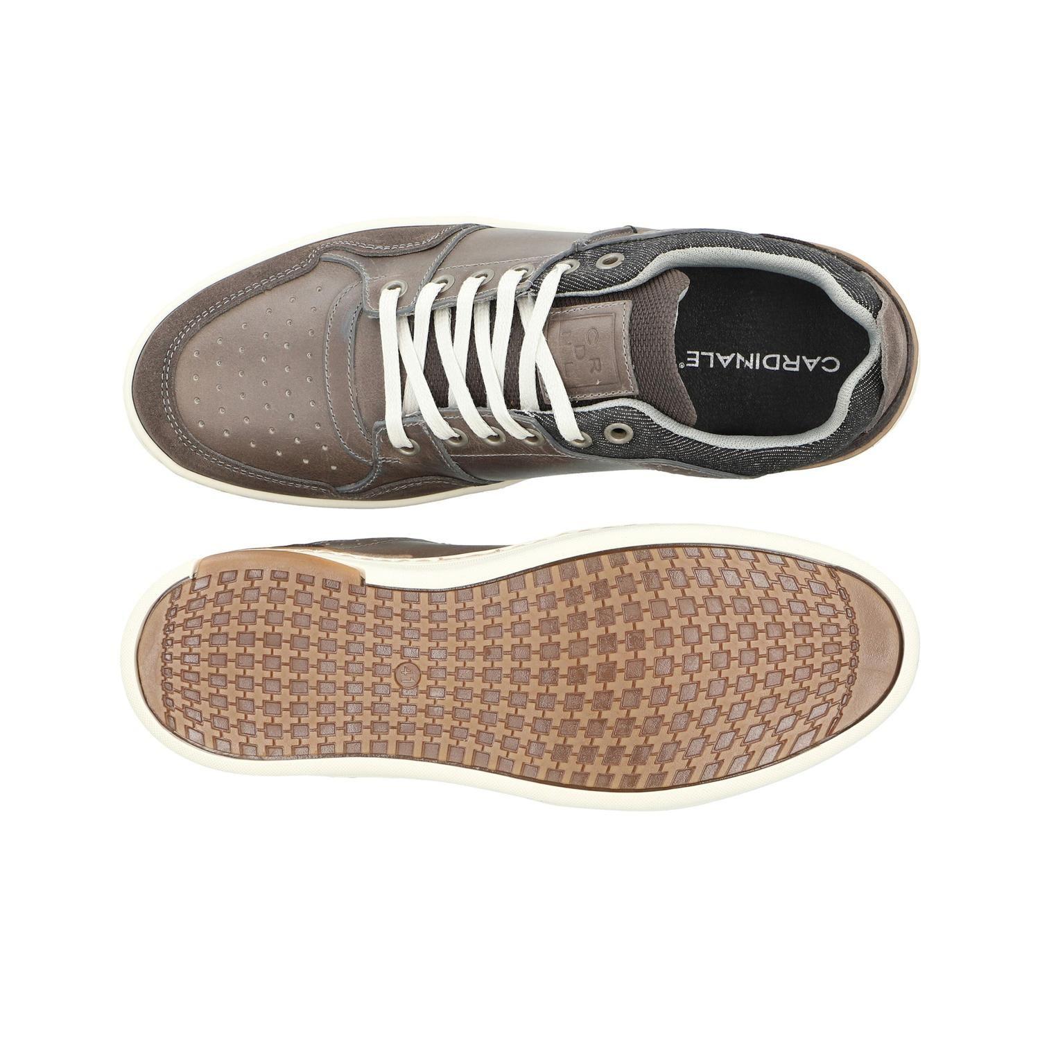 Zapatillas Urbanas Hombre Cuero Essen-0-89 Gris Cardinale-2