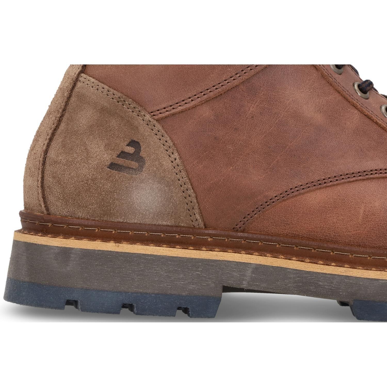 BULLBOXER BOTINES HOMBRE CUERO AXALP-6-67 BRANDY-3