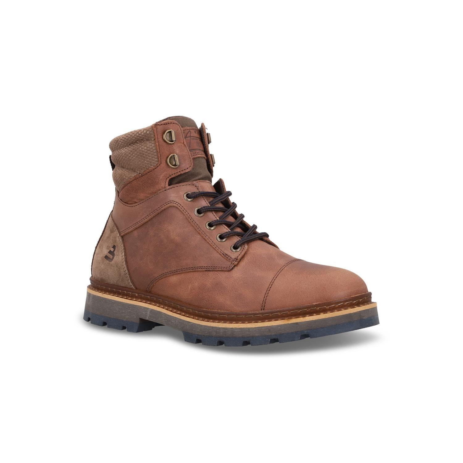 Botines Hombre Cuero Axalp-6-67 Brandy Bullboxer-0