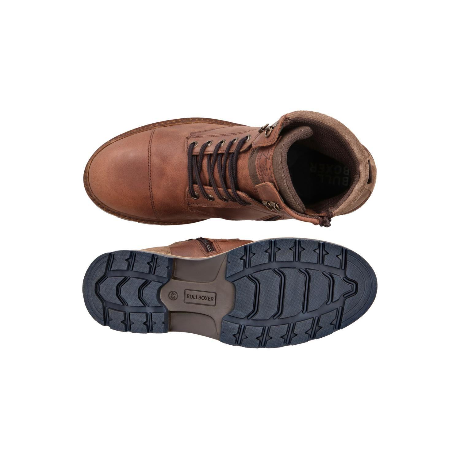 Botines Hombre Cuero Axalp-6-67 Brandy Bullboxer-2