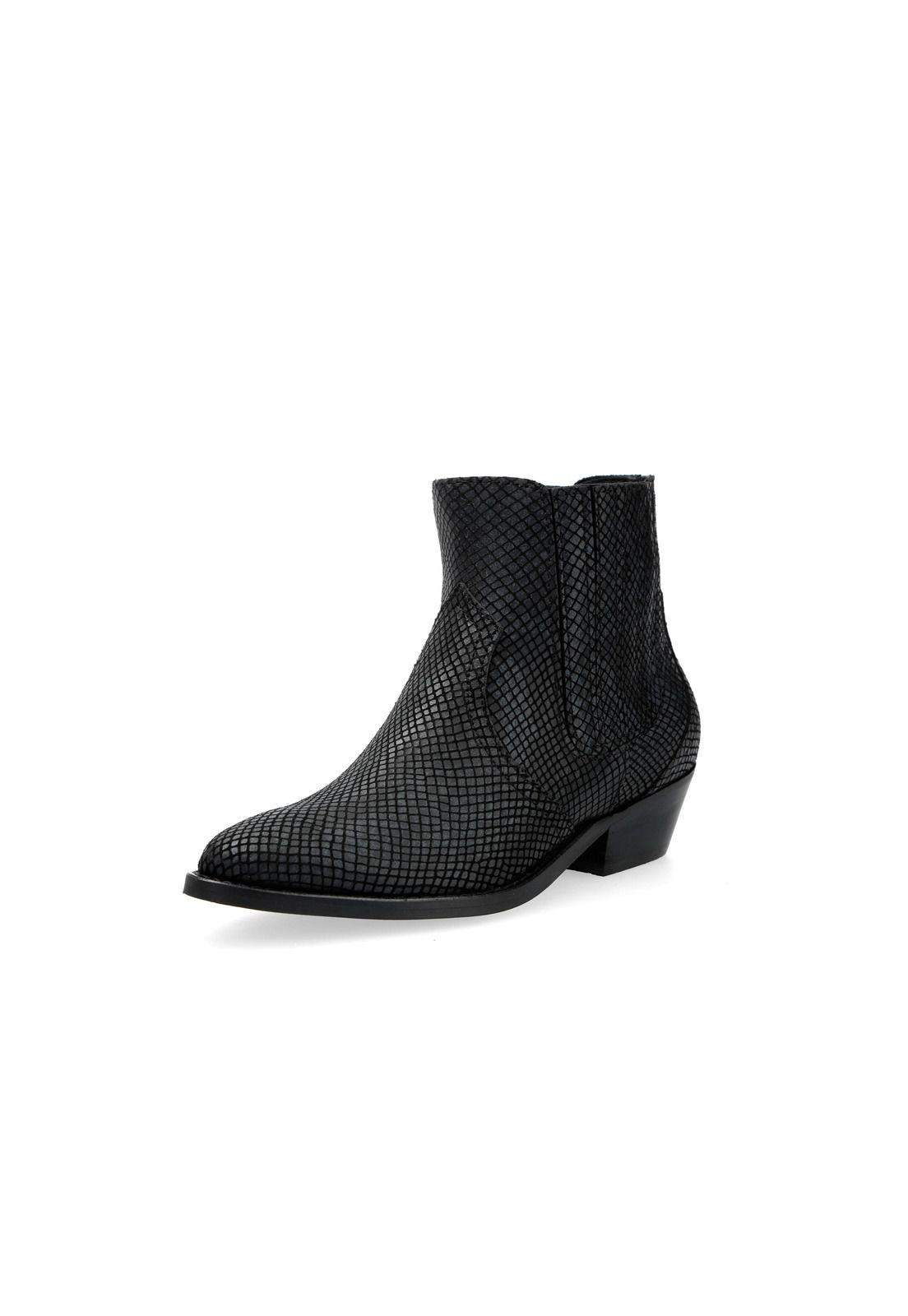 Botines Mujer Blanch Negro Bullboxer-0