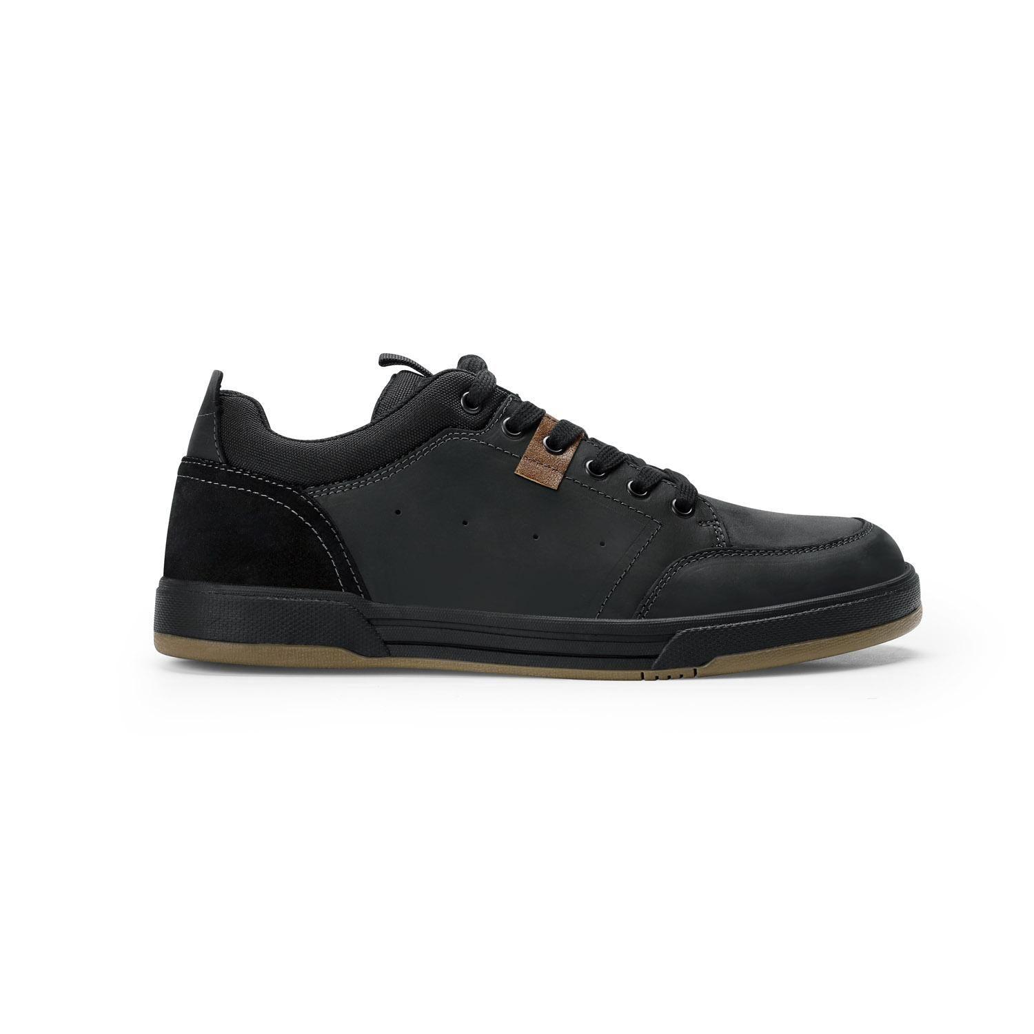 ZAPATILLAS HOMBRE CUERO GUNWALE-0-01 NEGRO-1