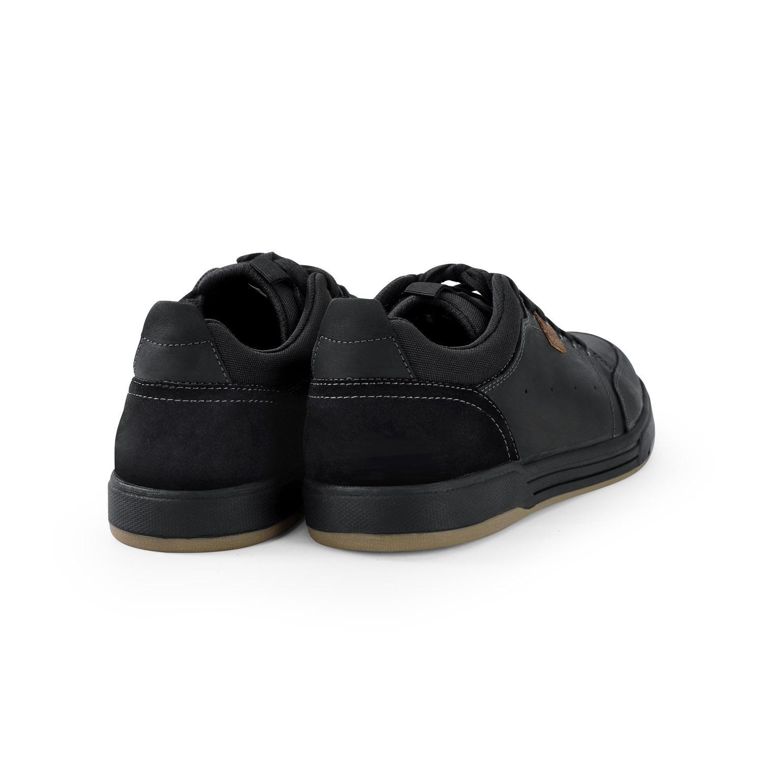 ZAPATILLAS HOMBRE CUERO GUNWALE-0-01 NEGRO-3