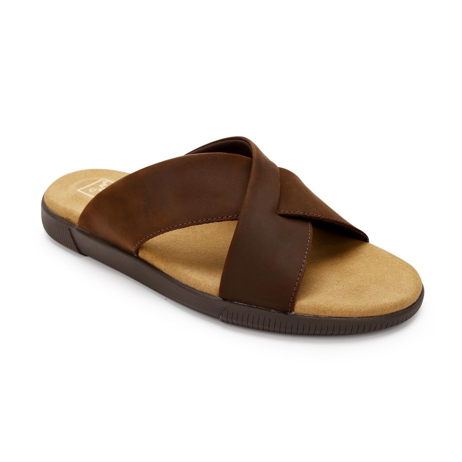 SANDALIAS HOMBRE CUERO HAKUNA-9-03 CAFÉ-0