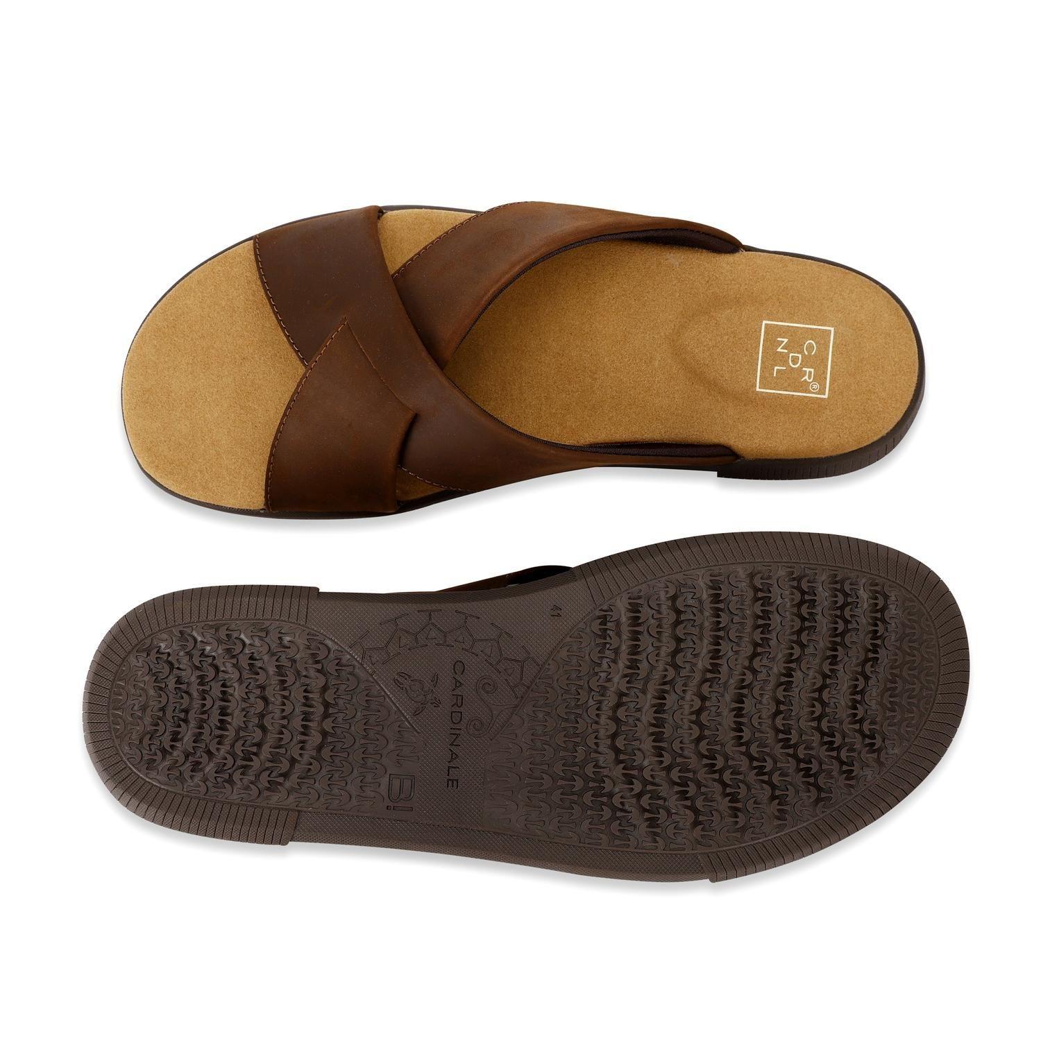 SANDALIAS HOMBRE CUERO HAKUNA-9-03 CAFÉ-2