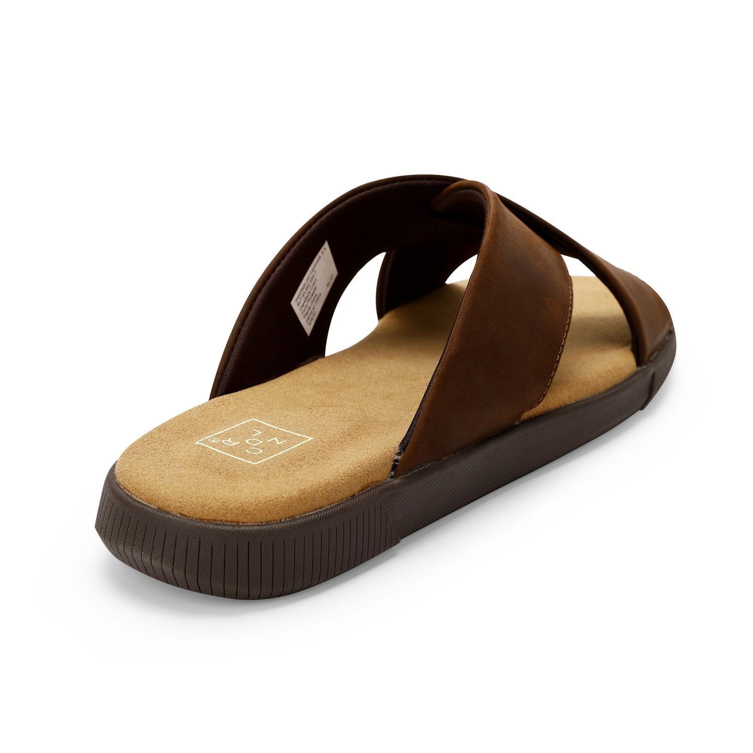 SANDALIAS HOMBRE CUERO HAKUNA-9-03 CAFÉ-3