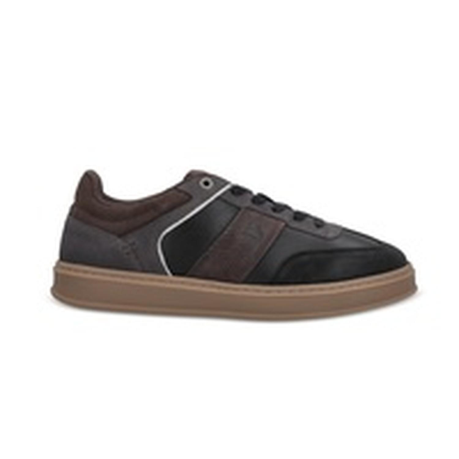 Zapatilla Urbana Hombre Cuero Meppel Negro Bullboxer-0