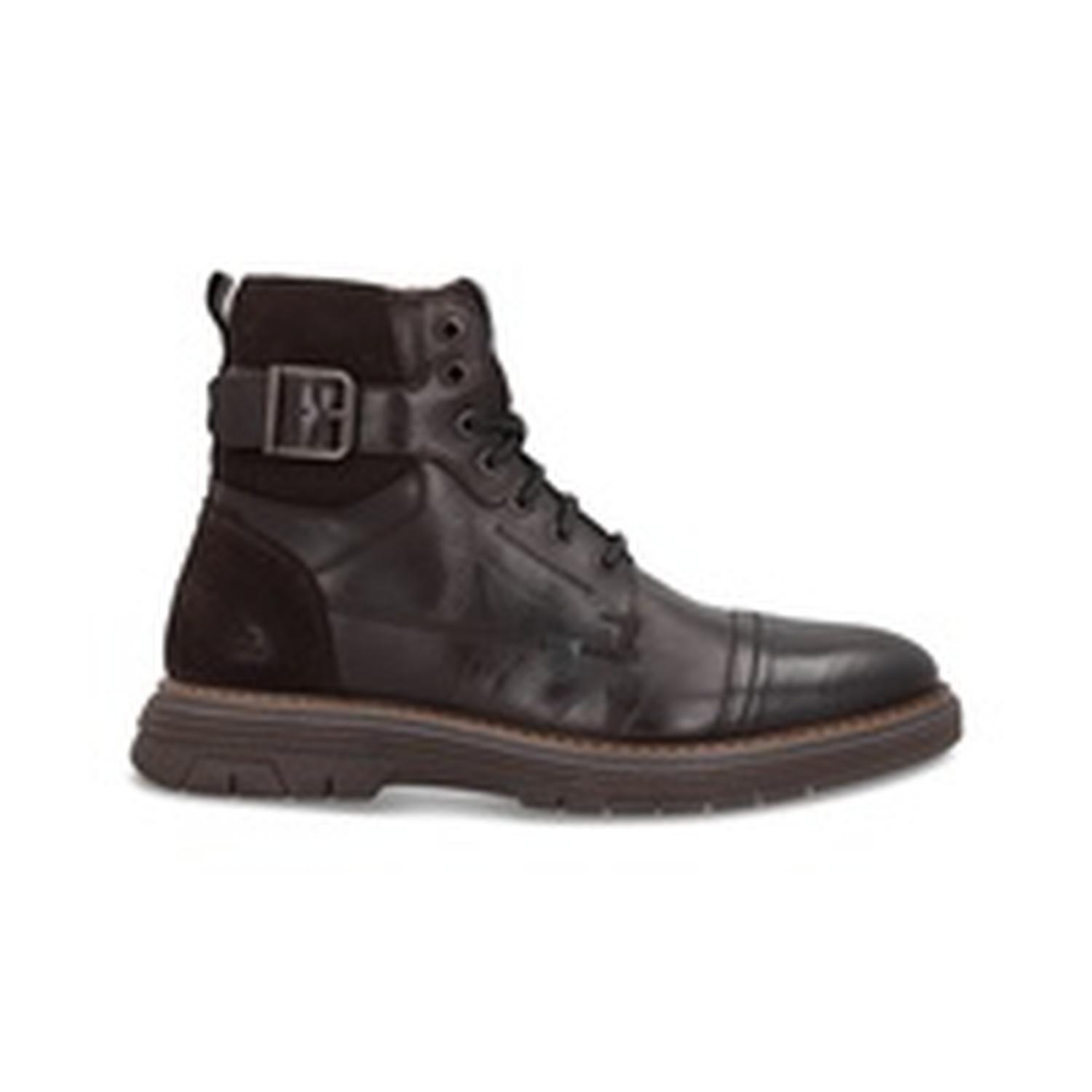 Botines Bototos Urbanos Hombre Cuero Track-6-21 Café Bullboxer-0